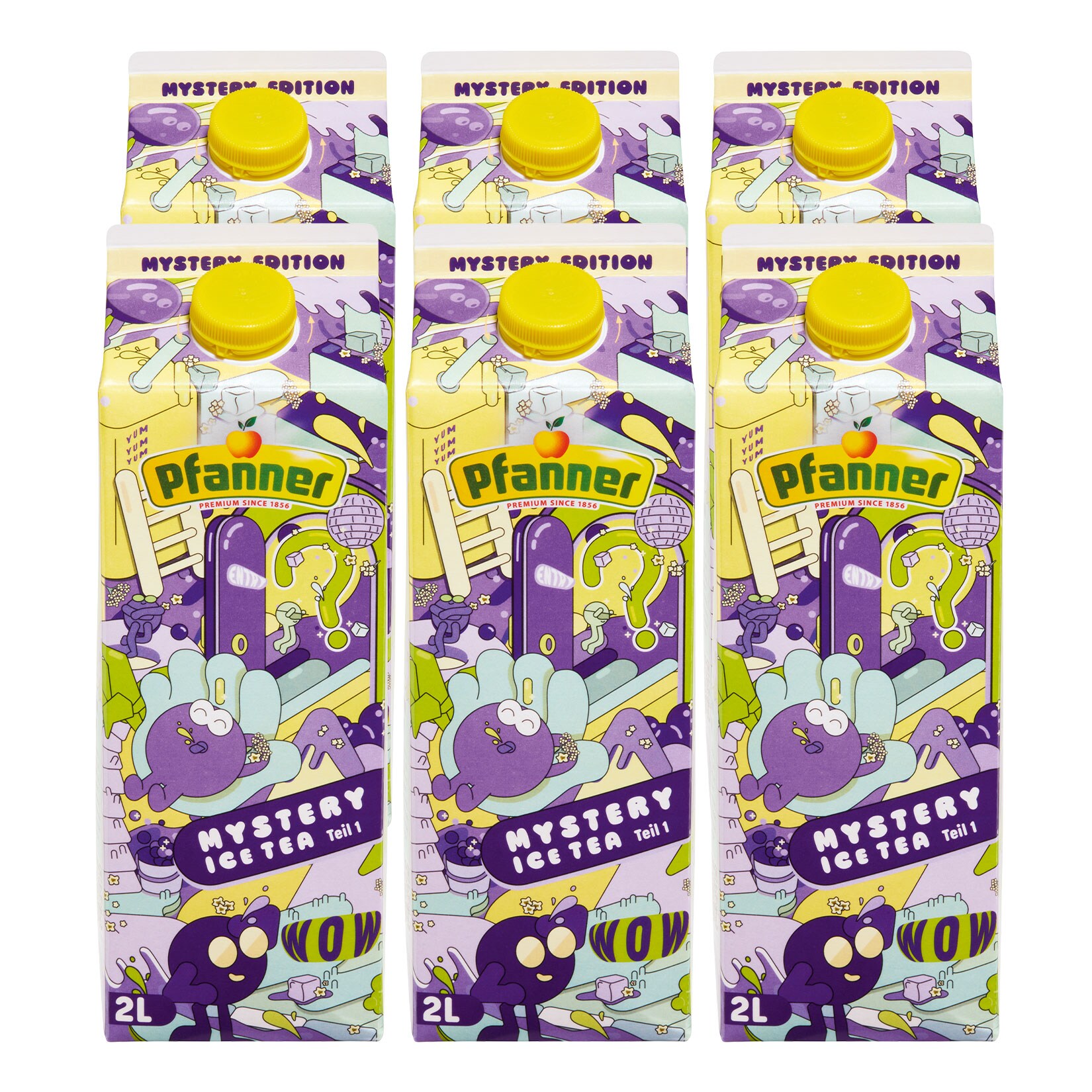 Pfanner Mystery Eistee 2 Liter, 6er Pack - Bild 1