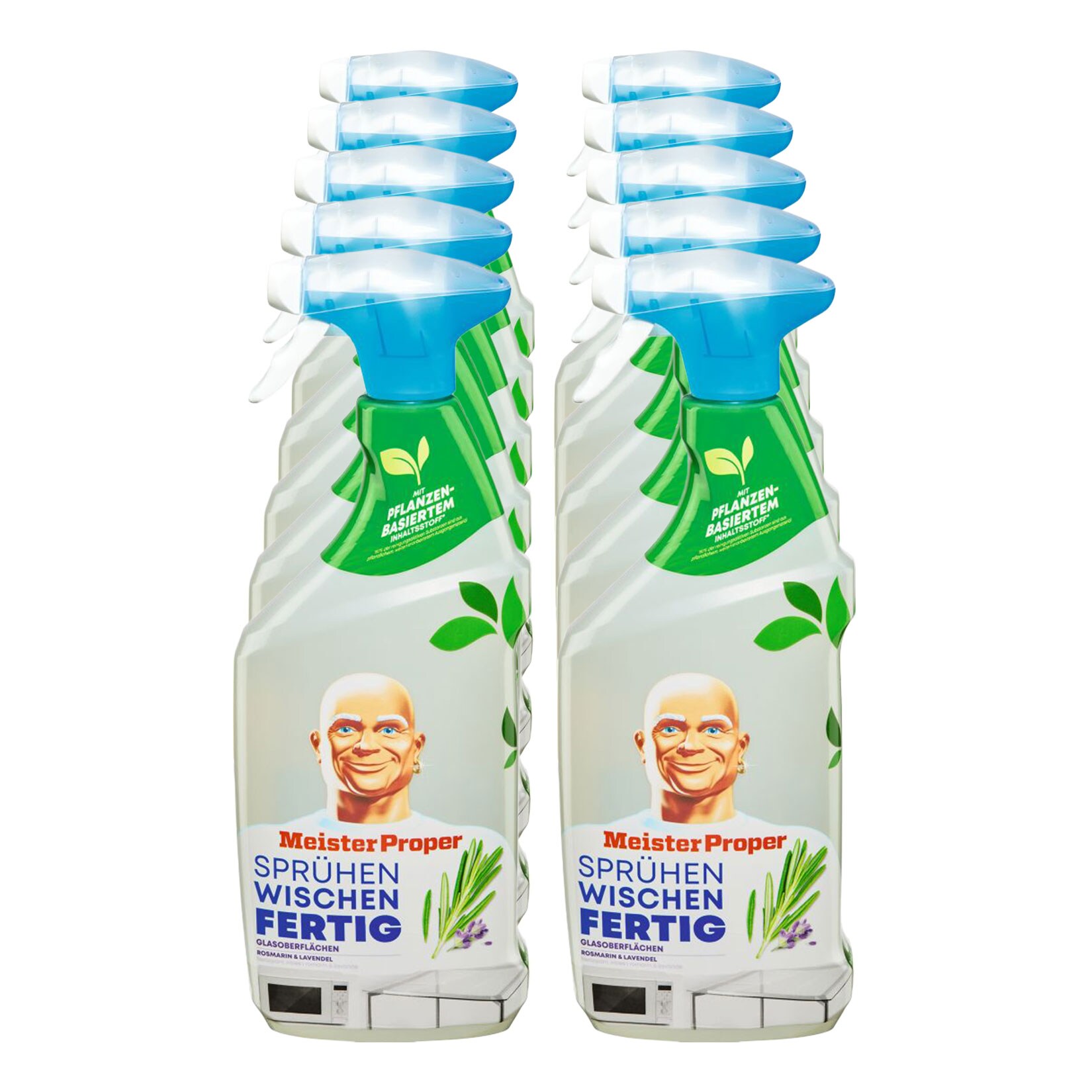 Meister Proper Spr&uuml;hen-Wischen-Fertig Spray Glas 800ml, 10er Pack - Bild 1