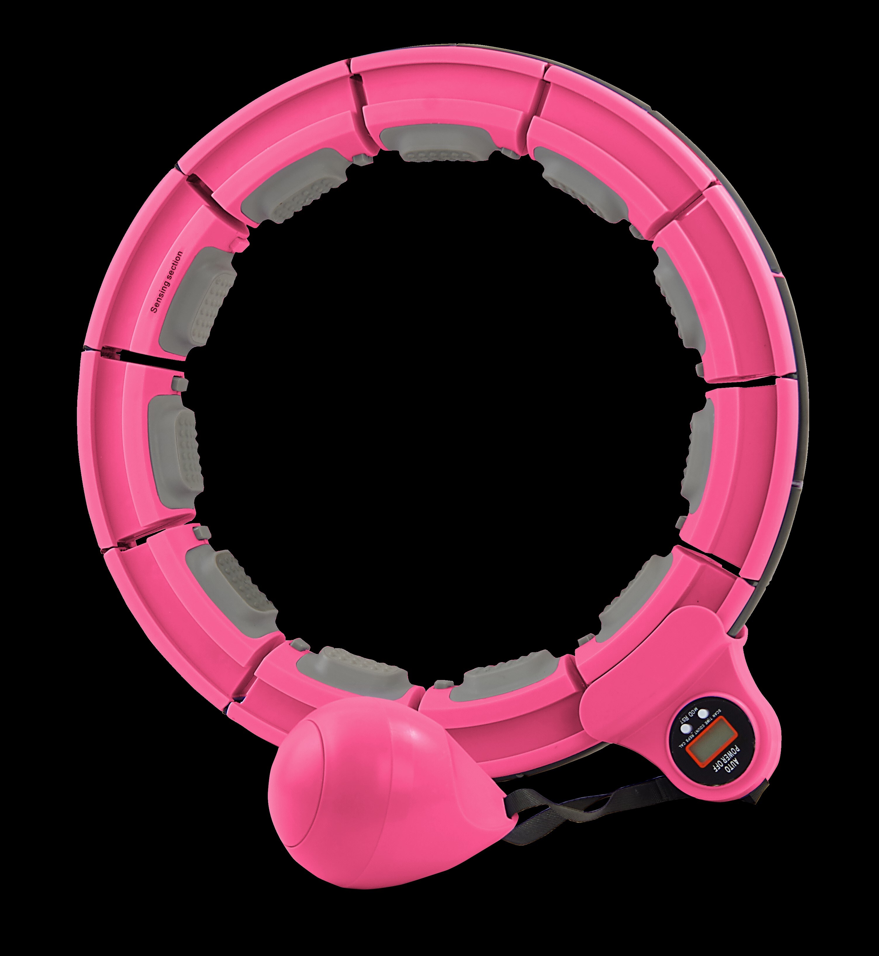 Fitmaster Smart Hula-Hoop Reifen mit Timer, magenta - Bild 1