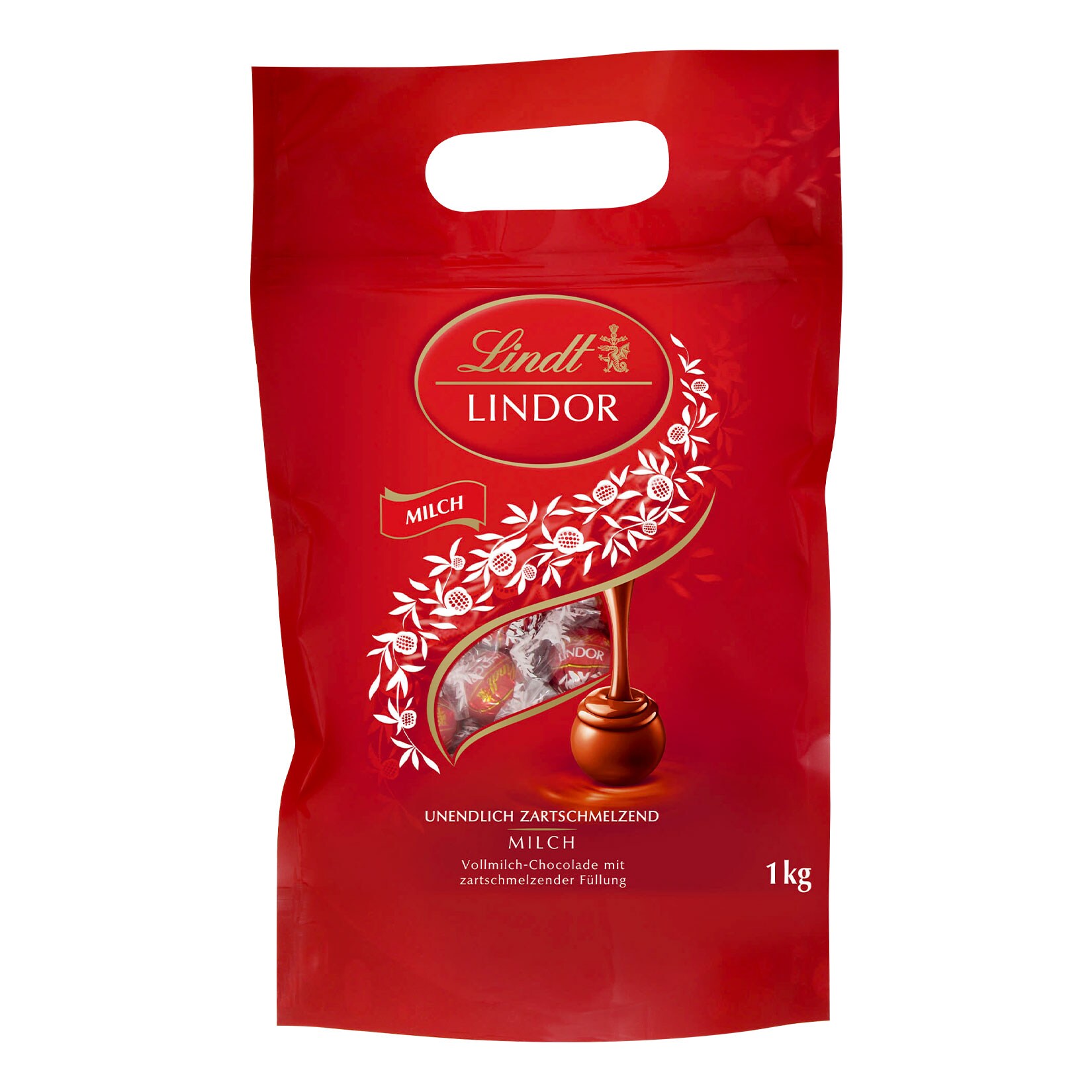 Lindt Lindor Kugeln Vollmilch 1 kg Beutel