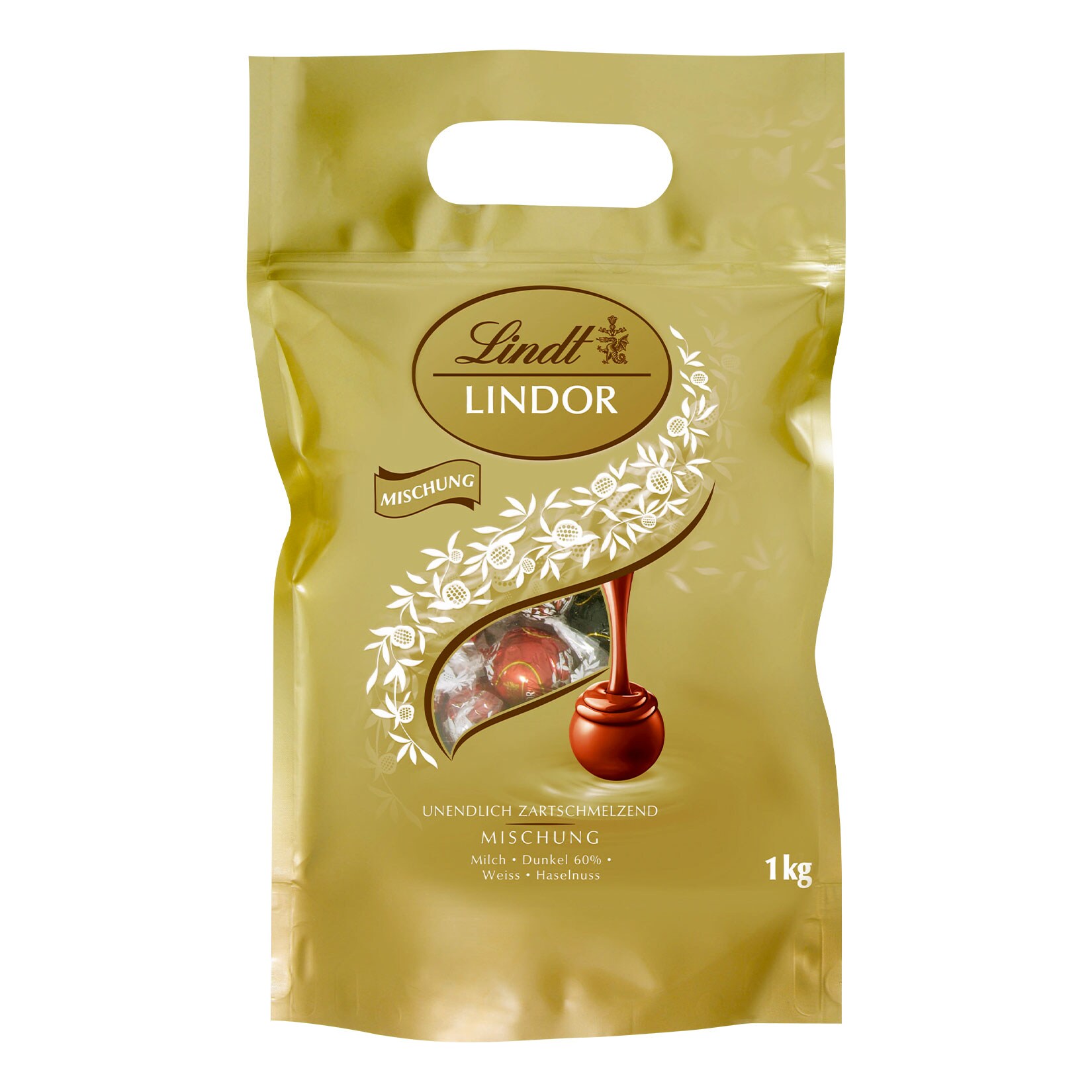 Lindt Lindor Kugeln Mischung XXL 1 kg Beutel - Bild 1
