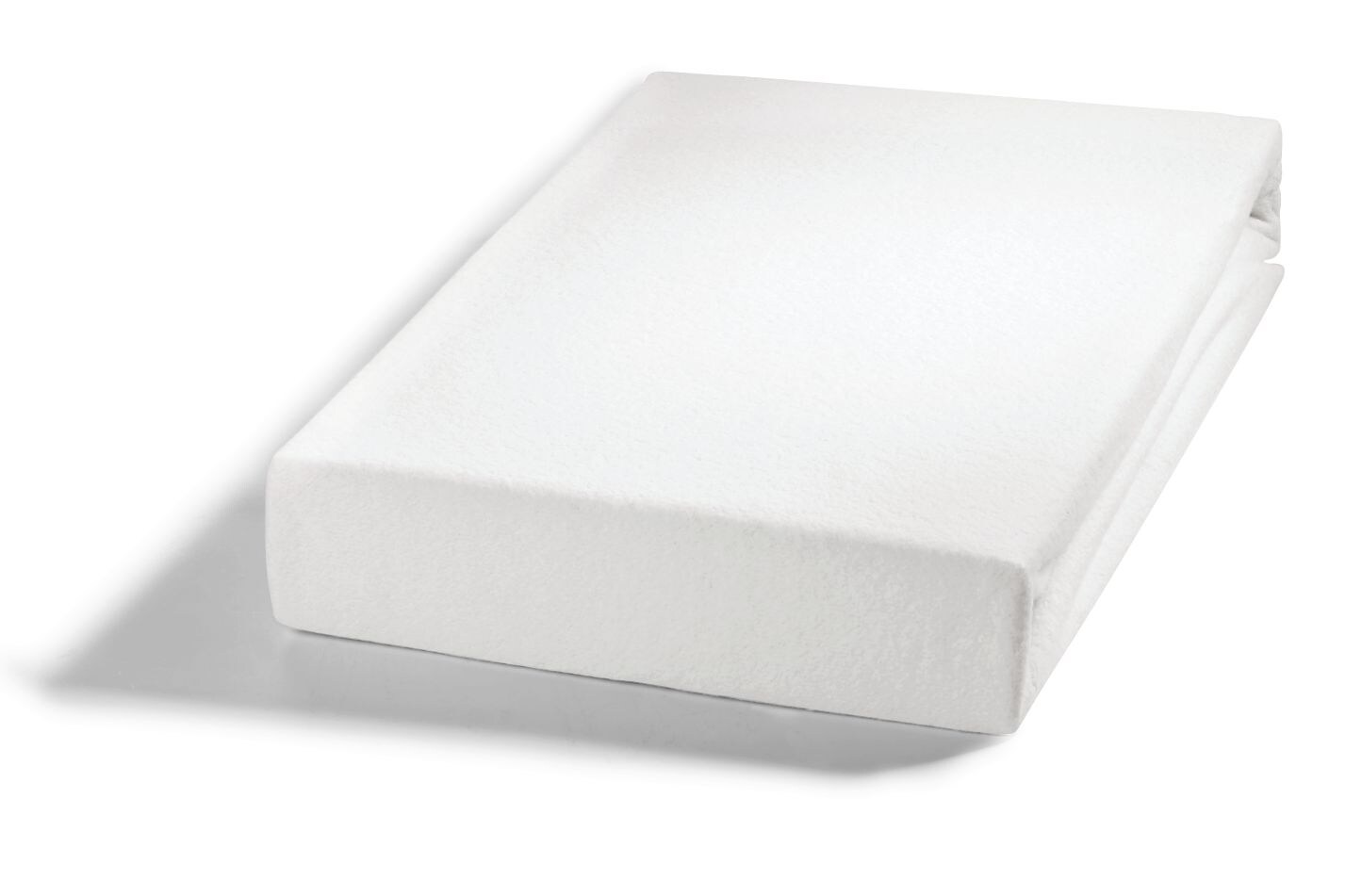 Dekor Spannbettlaken Flausch 180-200x200 cm - wei&szlig; - Bild 1