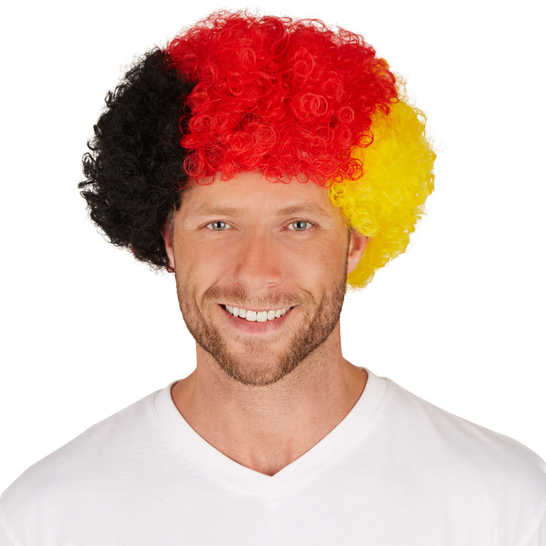 tectake&reg; Per&uuml;cke Deutschland Afro - Bild 1