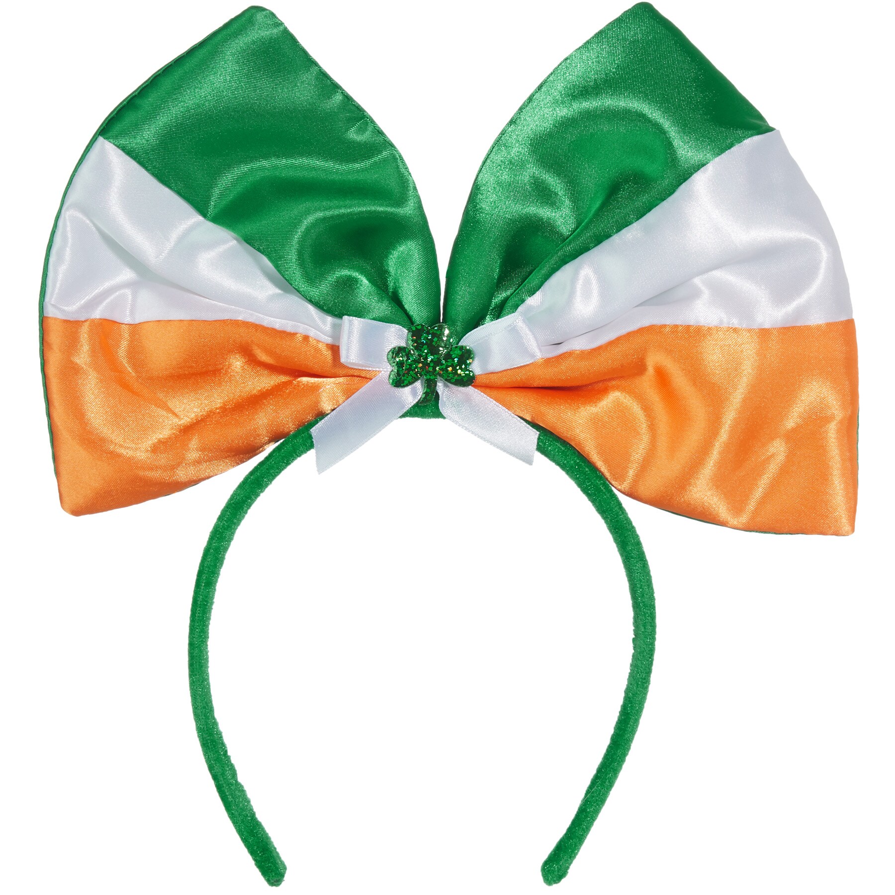 tectake&reg; St. Patrick&rsquo;s Day Kopfschmuck Schleife in irischen Farben - Bild 1