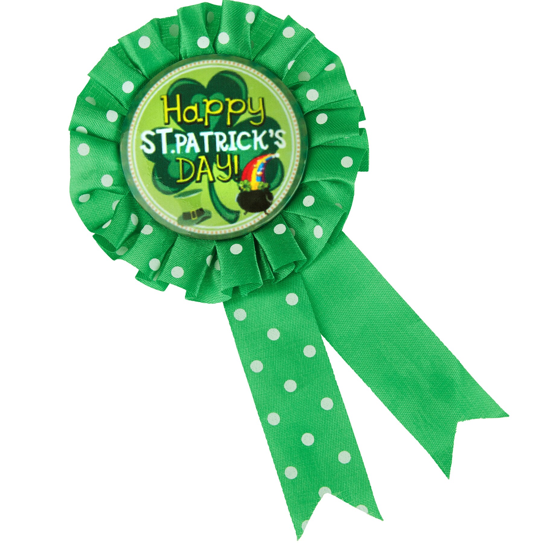 tectake&reg; St. Patrick&rsquo;s Day Brosche mit Schriftzug - Bild 1
