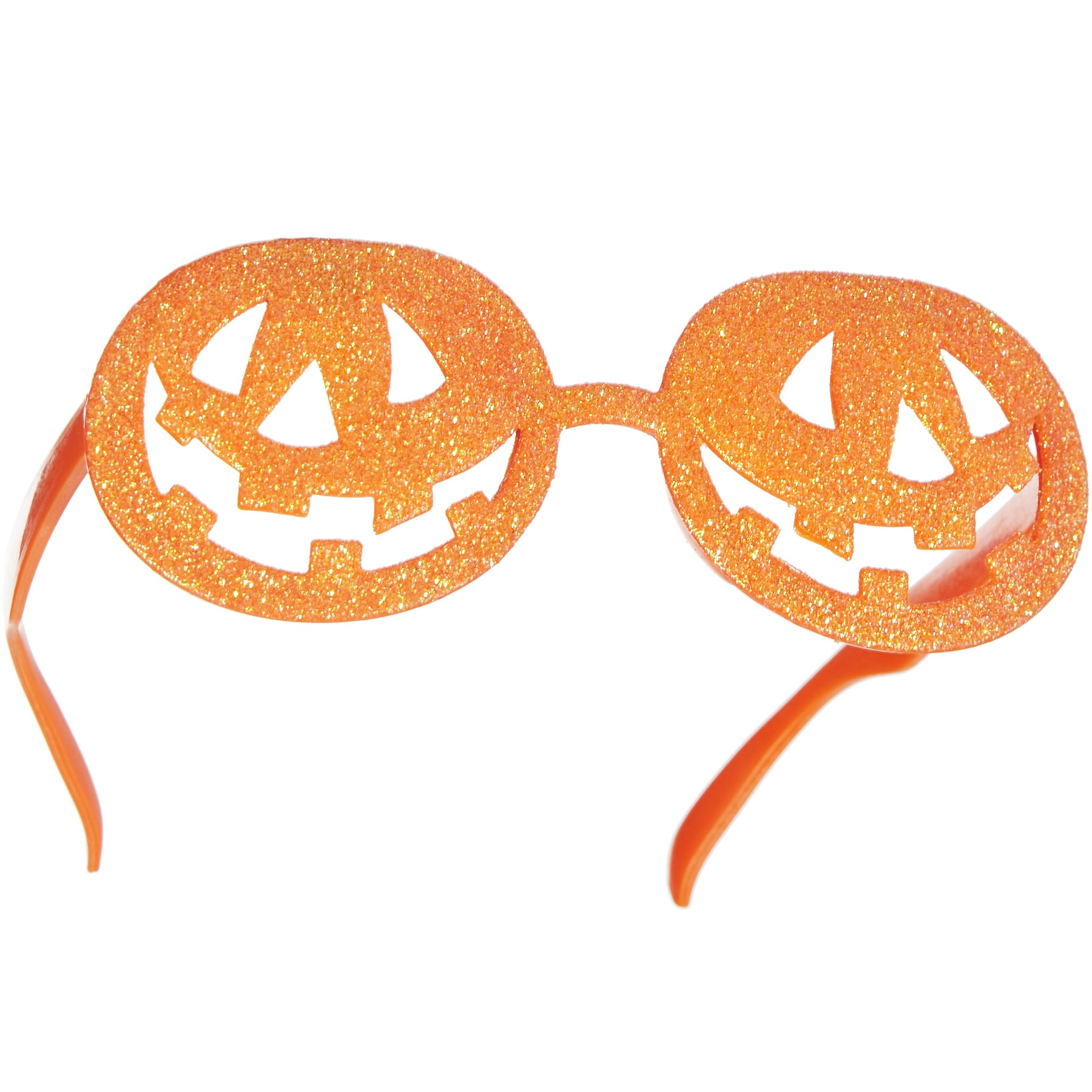 tectake&reg; Halloween Spa&szlig;brille glitzernde K&uuml;rbisse - Bild 1