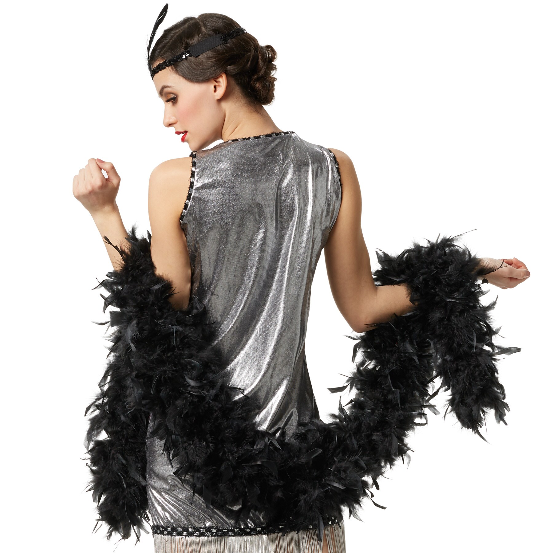 tectake&reg; Flauschige Federboa - Bild 1