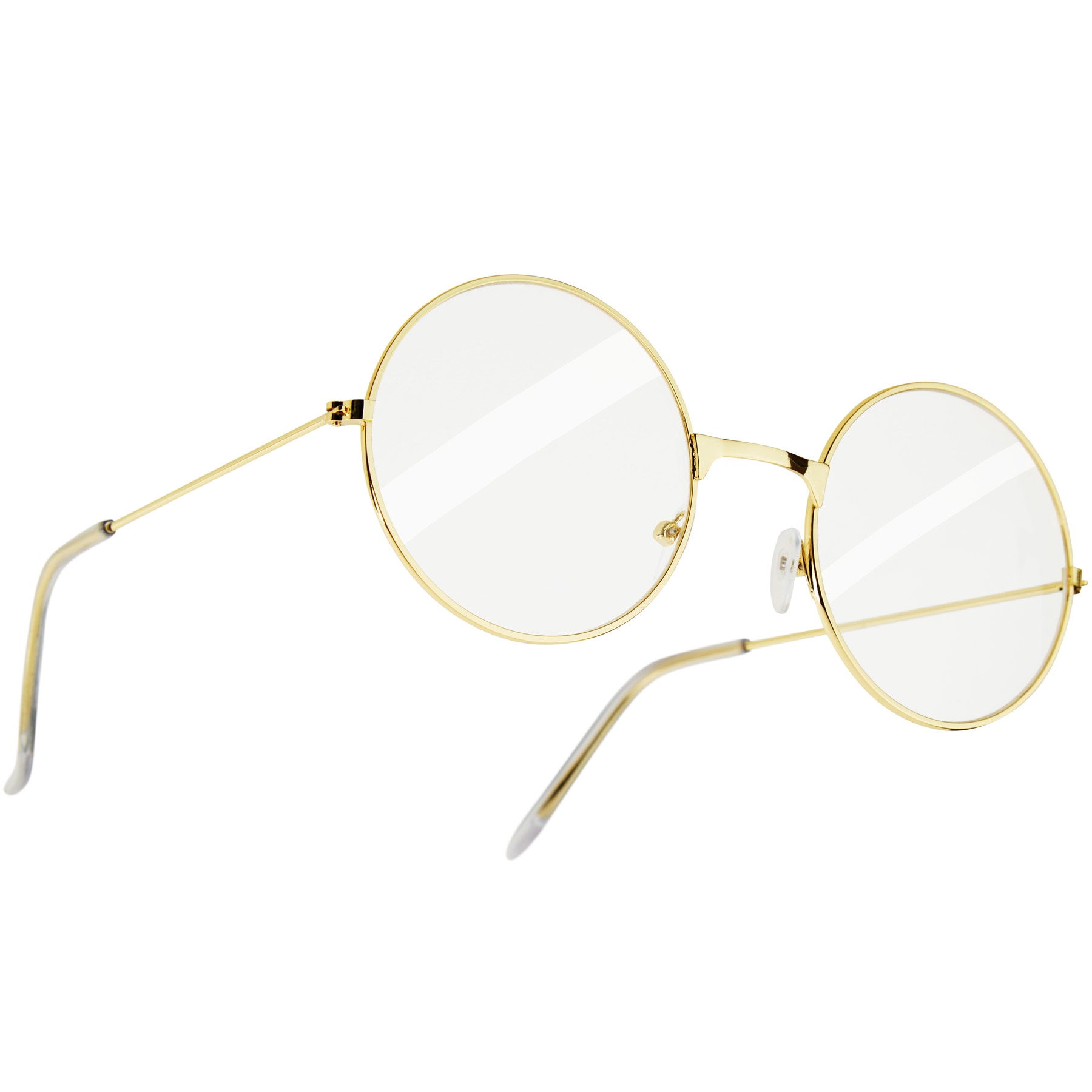 tectake&reg; Runde Retrobrille mit goldenem Rahmen - Bild 1