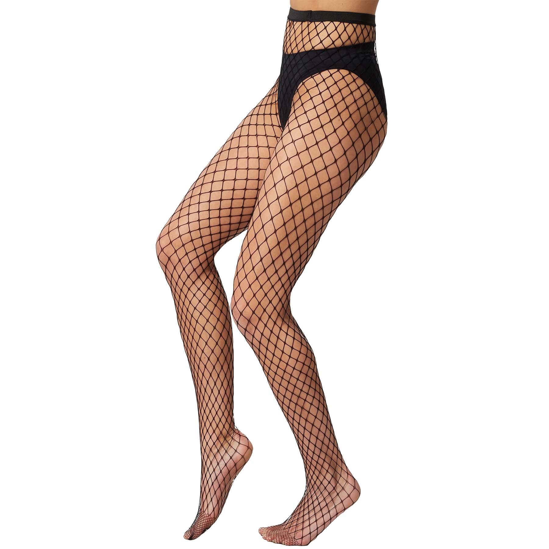 tectake&reg; Netzstrumpfhose mit mittleren Maschen - Bild 1