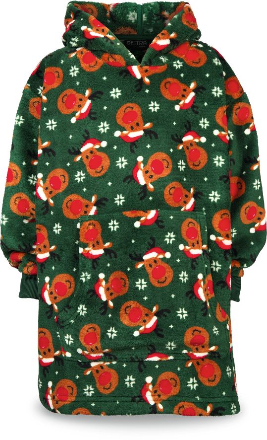 Kinder Kuschelhoody - gr&uuml;n - Bild 1