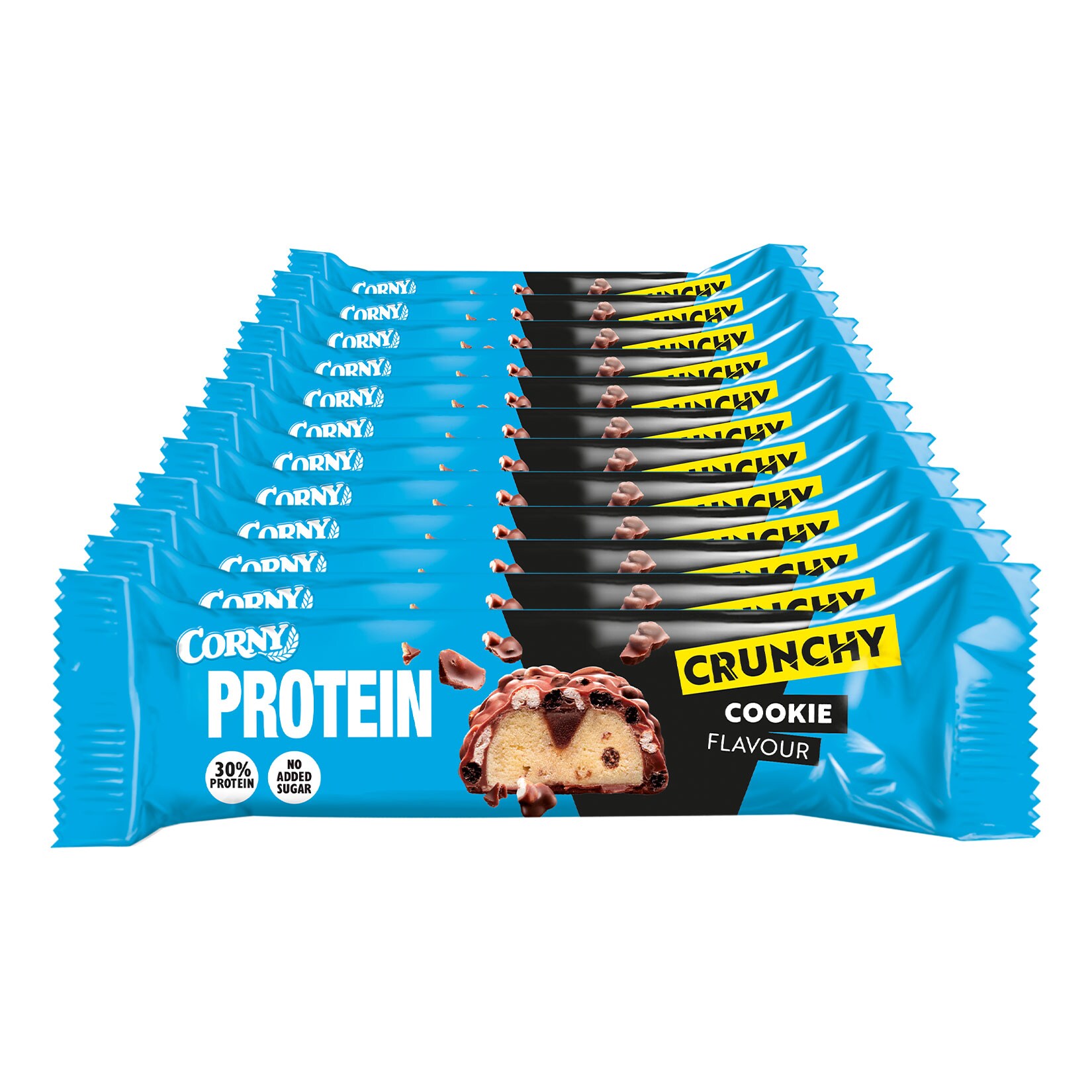 Corny Protein Crunchy Riegel Cookie 45 g, 12er Pack - Bild 1