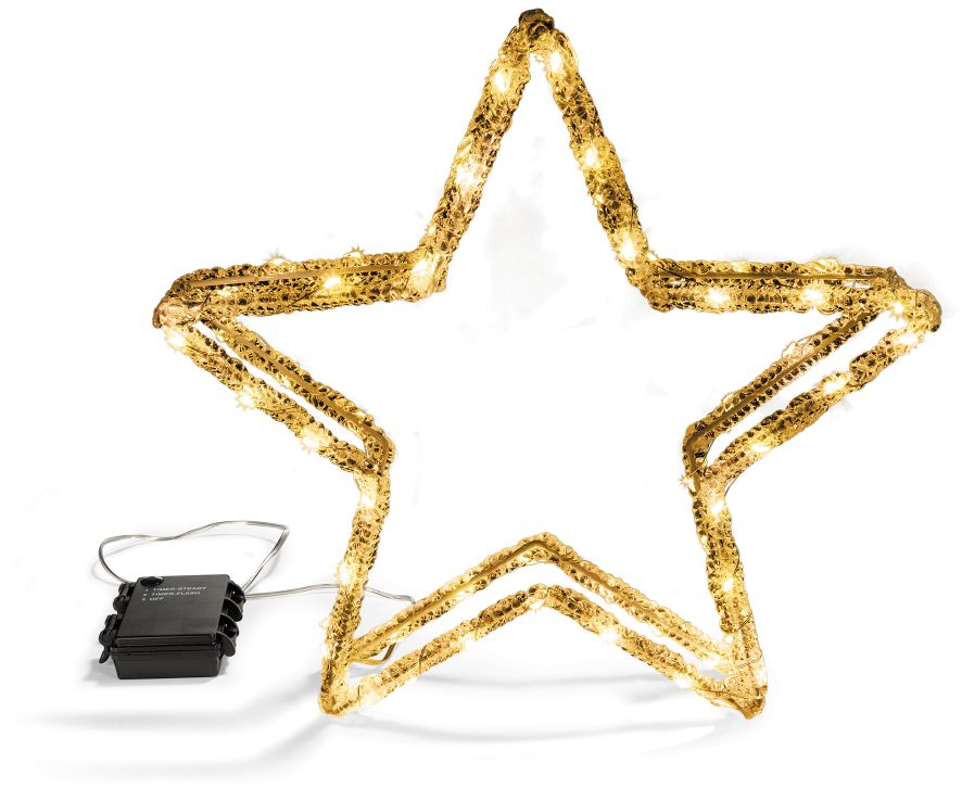 Dekor 3D Lichtfigur LED au&szlig;en - Stern - Bild 1