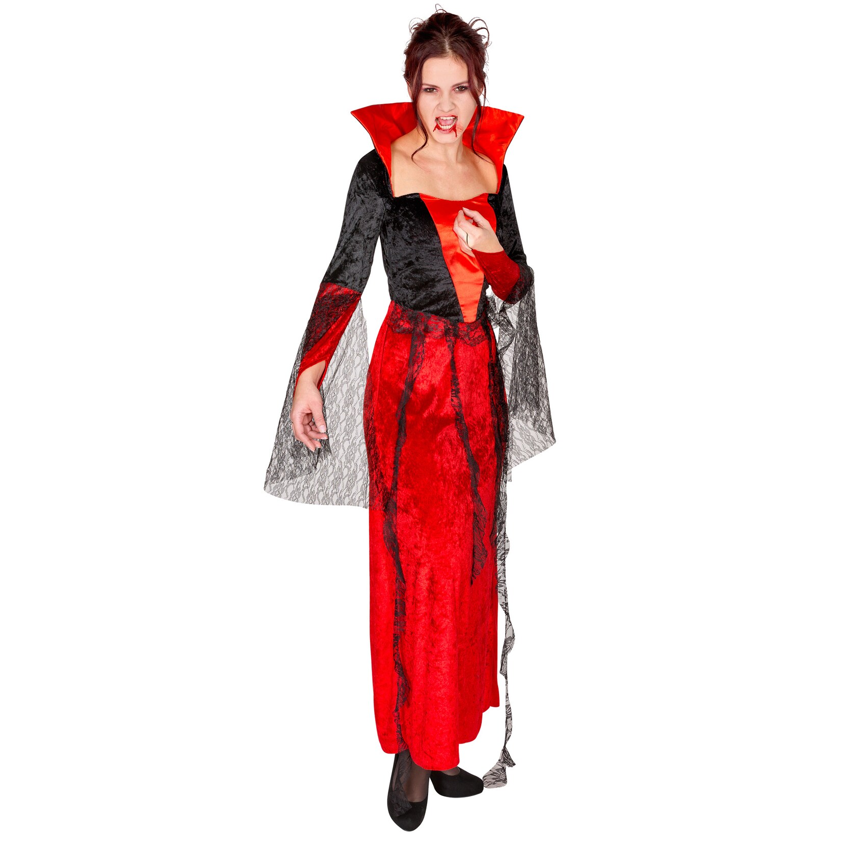 tectake® Frauenkostüm Gothic Vampirkleid | 04260473668473