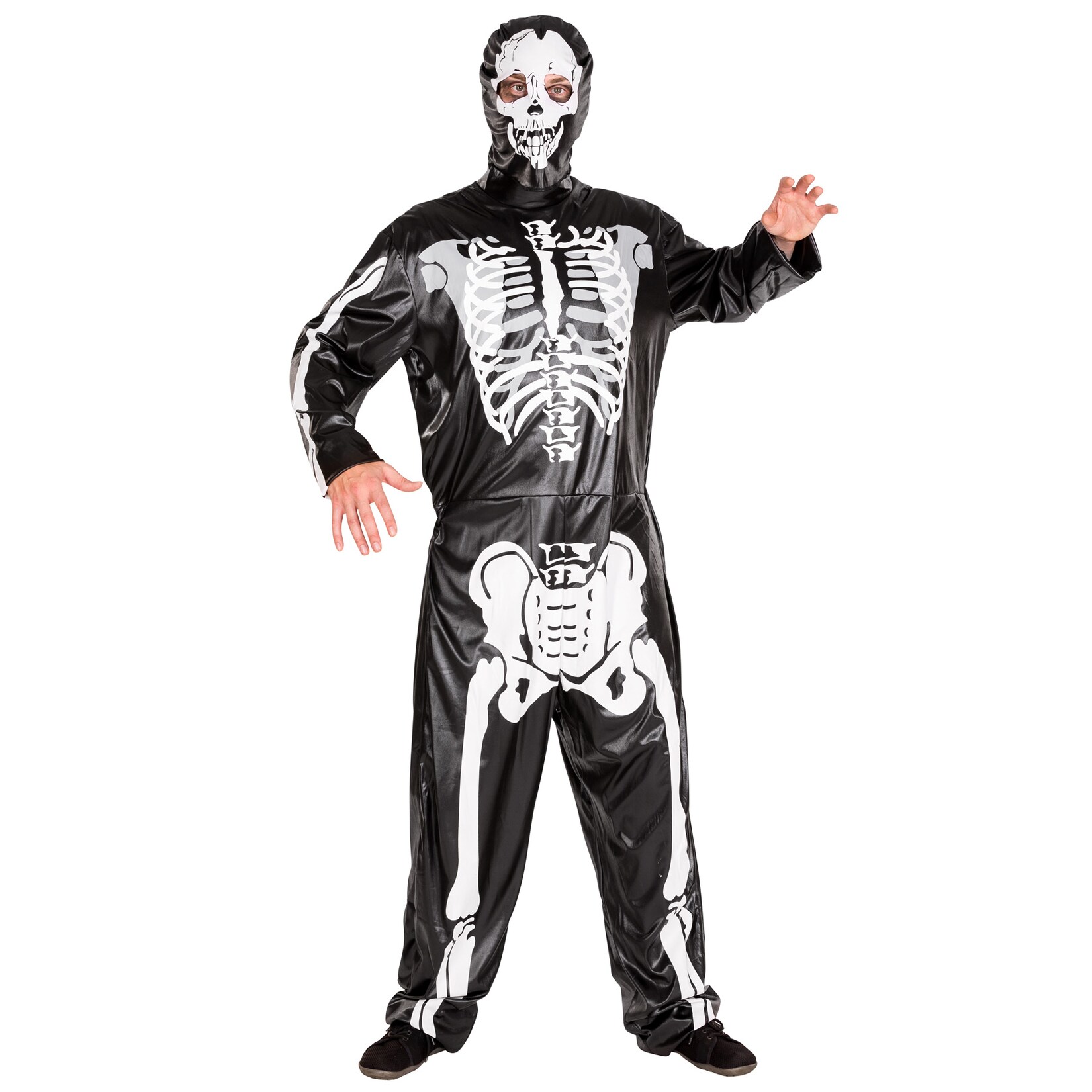 tectake® Herrenkostüm Skeleton | 04260473668718