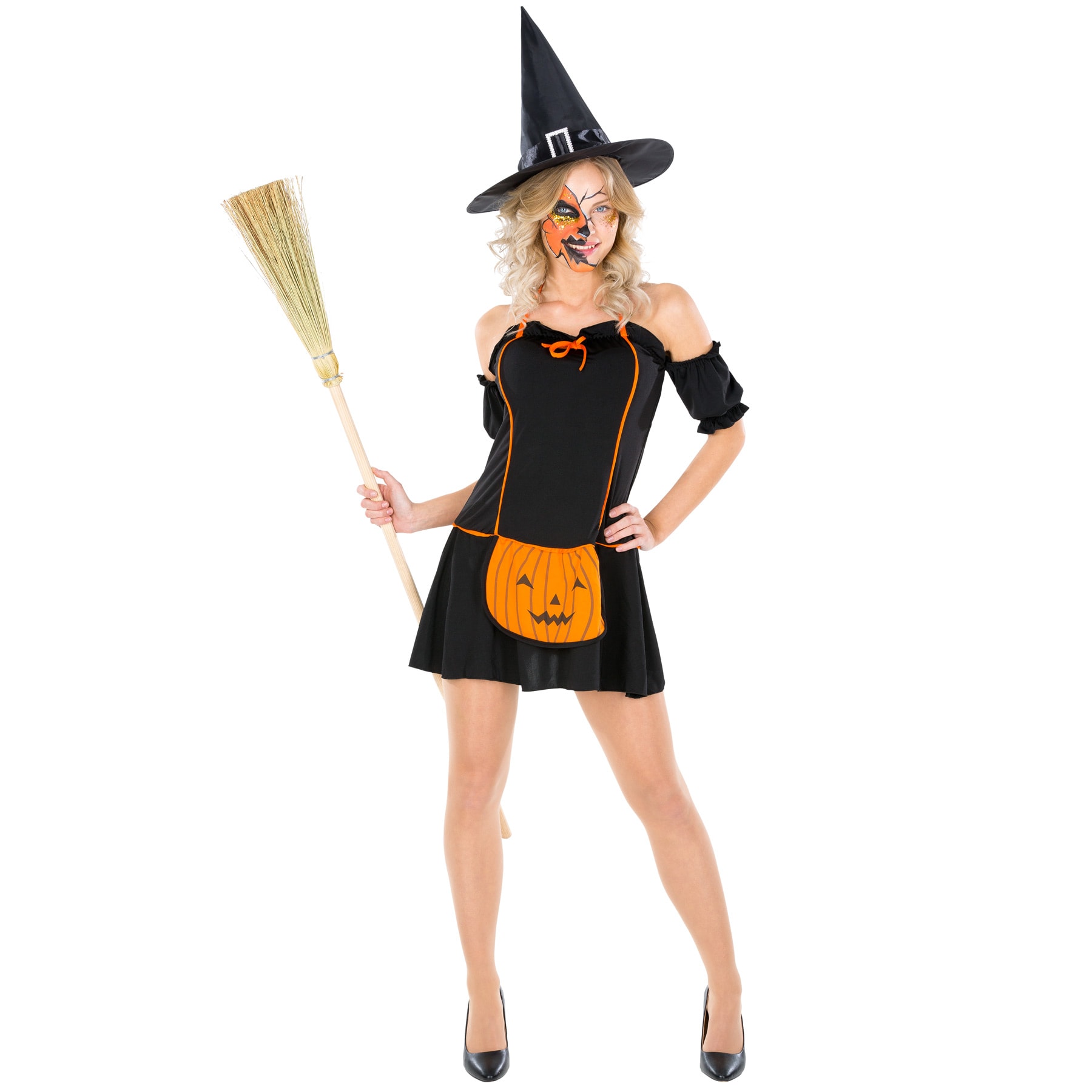 tectake&reg; Frauenkost&uuml;m Pumpkin Witch - Bild 1