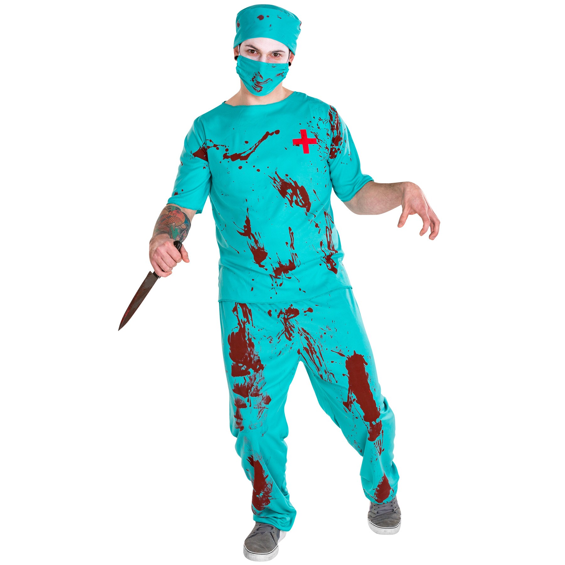 tectake&reg; Herrenkost&uuml;m Zombie Doktor - Bild 1