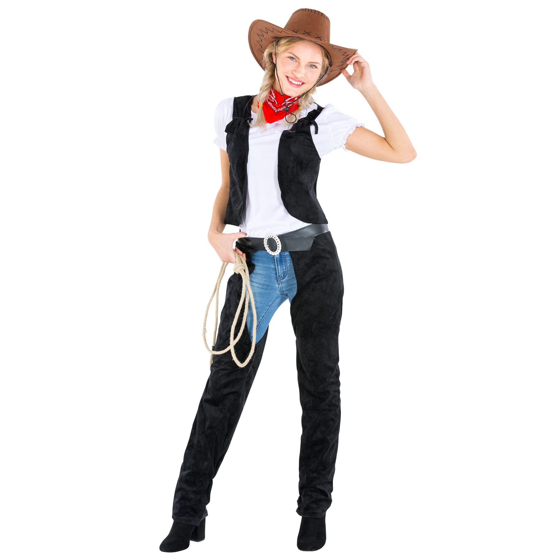 tectake&reg; Frauenkost&uuml;m Cowgirl wild Amber - Bild 1