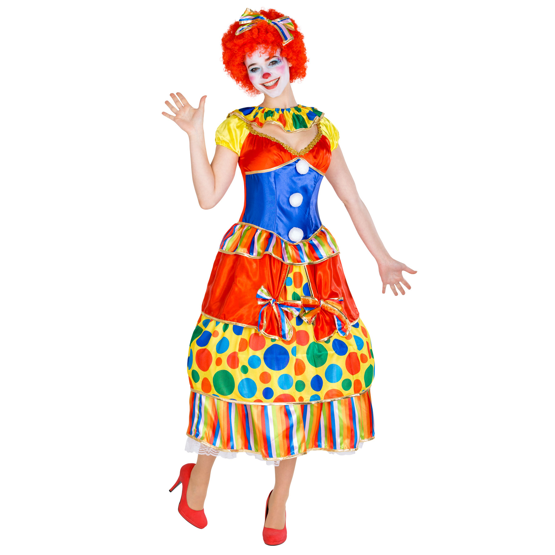 tectake&reg; Frauenkost&uuml;m Clown Fridoline - Bild 1