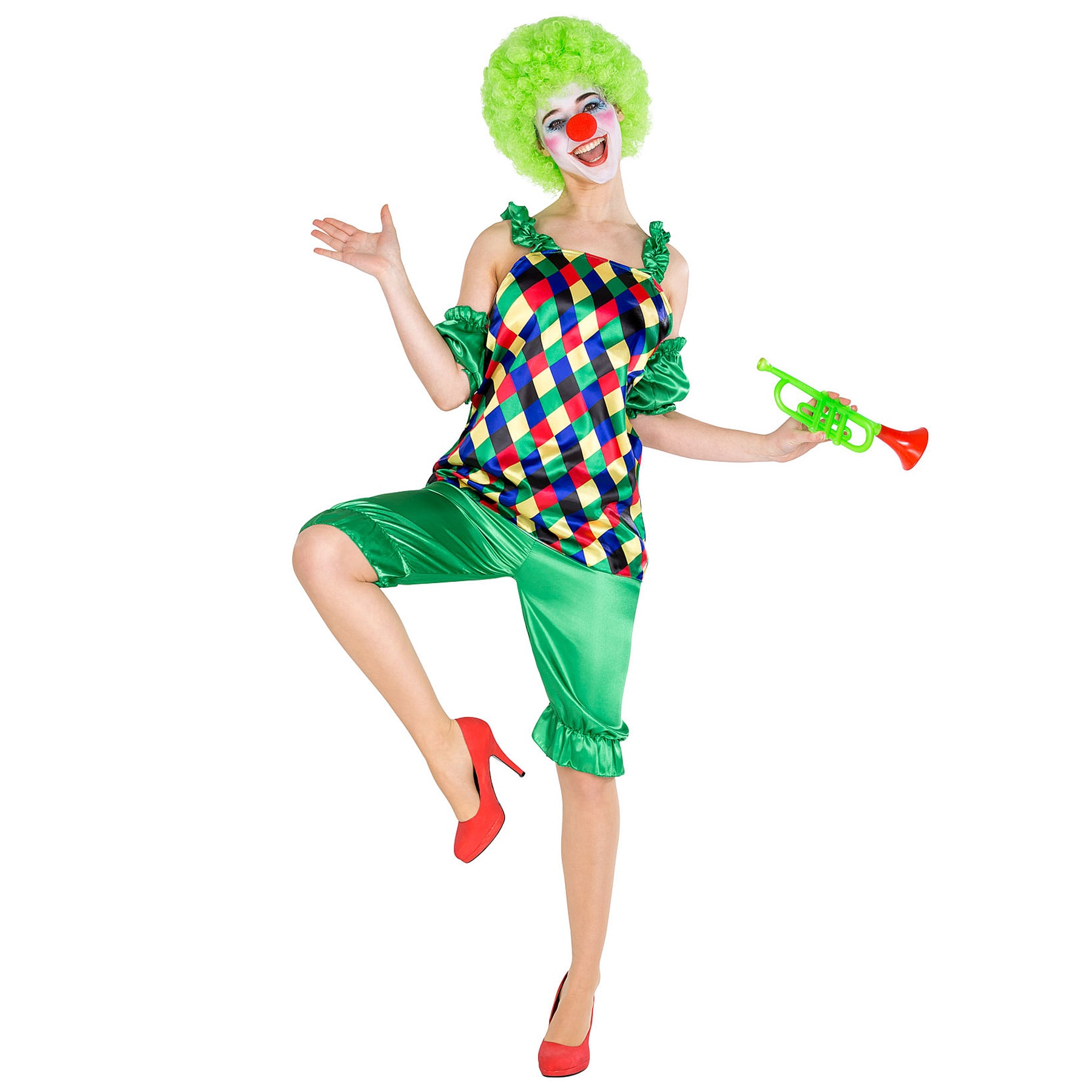 tectake&reg; Frauenkost&uuml;m Clown Auguste - Bild 1