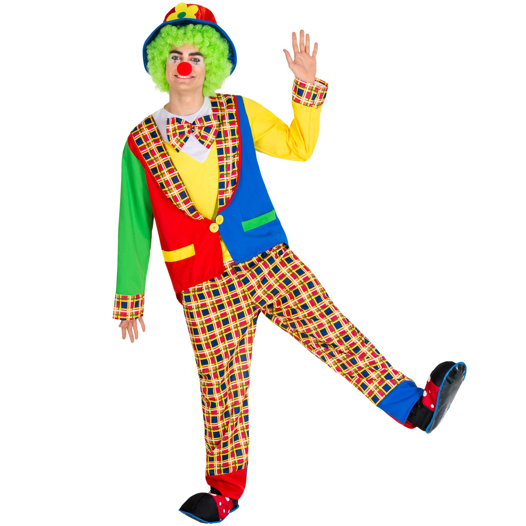tectake&reg; Herrenkost&uuml;m Clown Alfredo - Bild 1