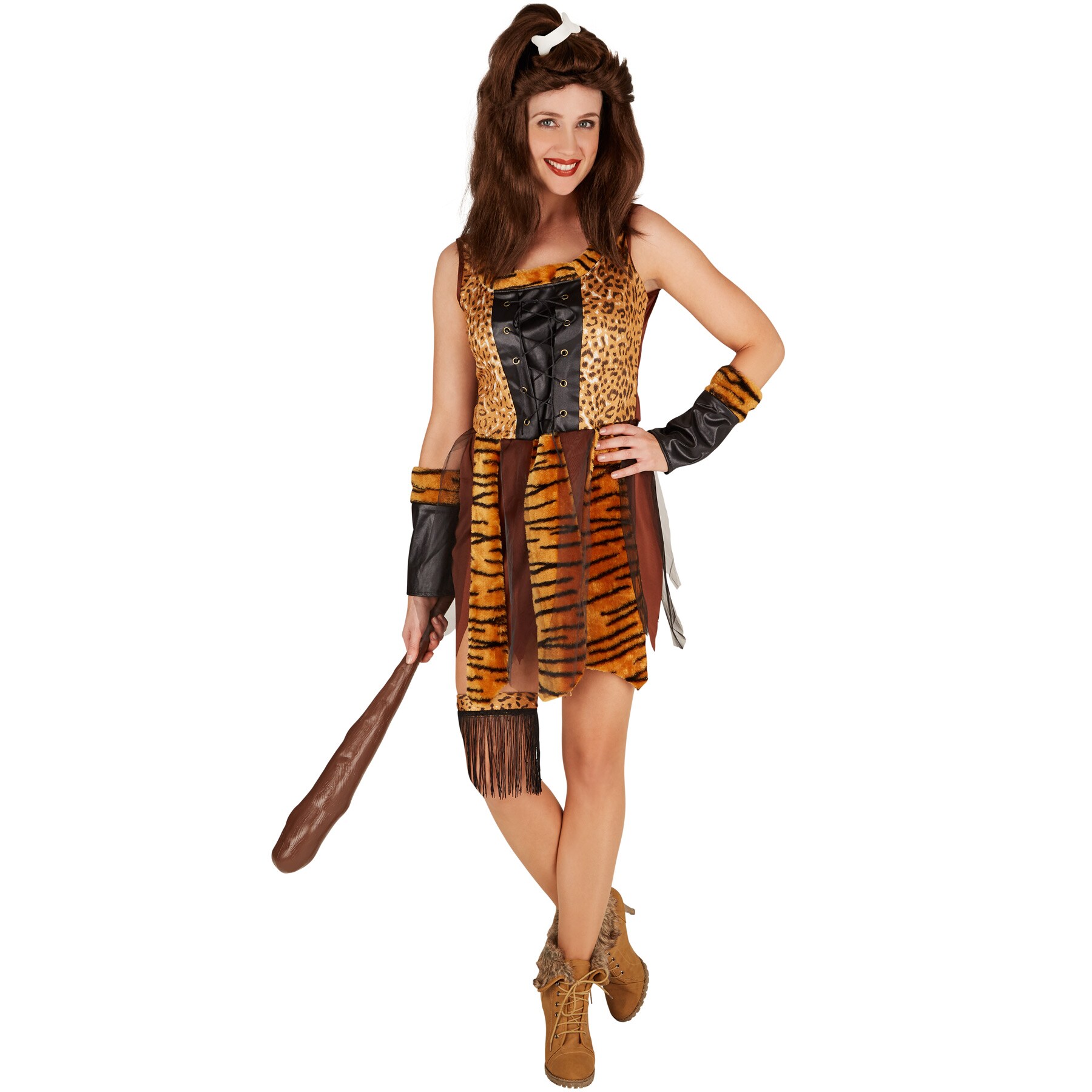 tectake&reg; Frauenkost&uuml;m Steinzeit-J&auml;gerin - Bild 1