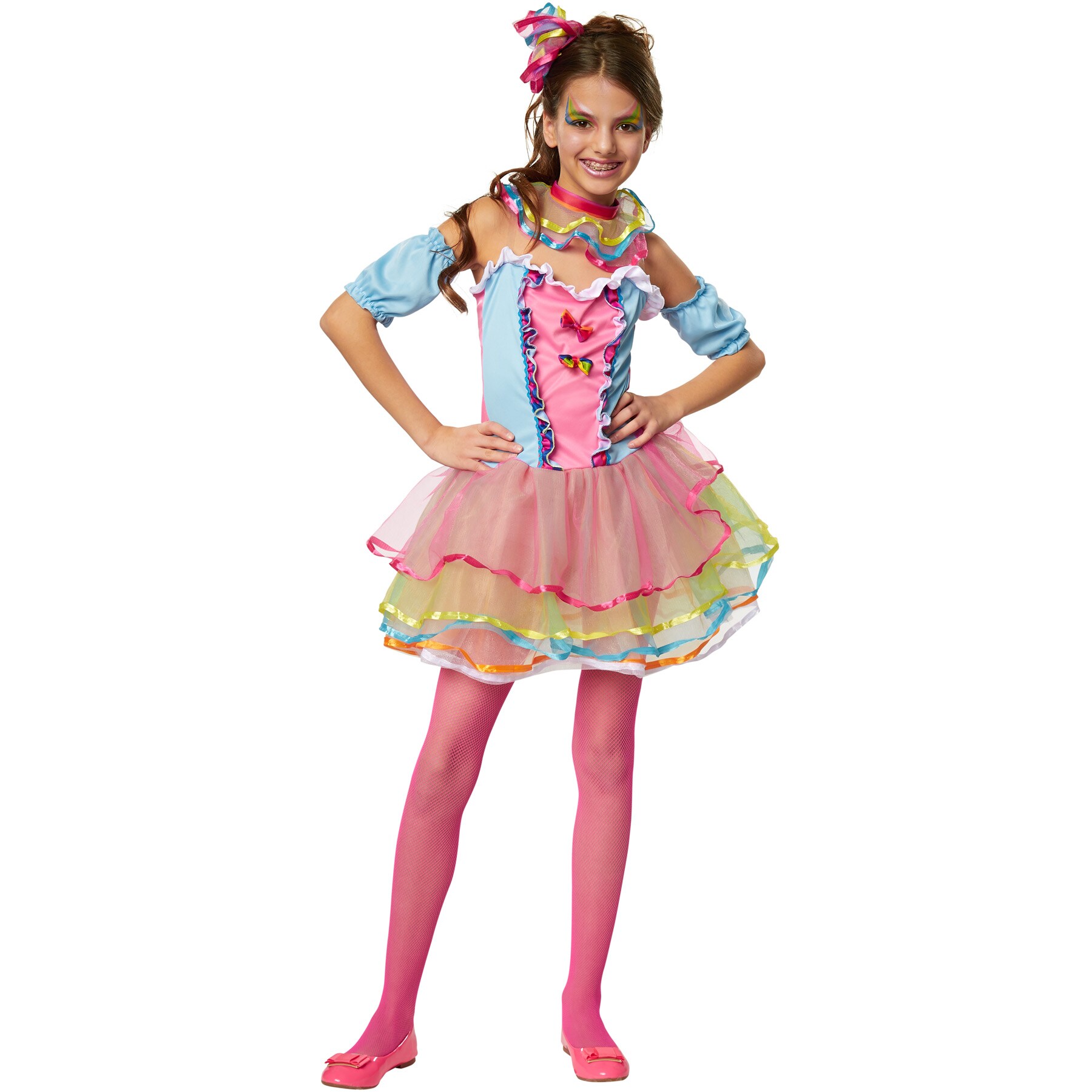 tectake&reg; M&auml;dchenkost&uuml;m Neon Regenbogen Girl - Bild 1