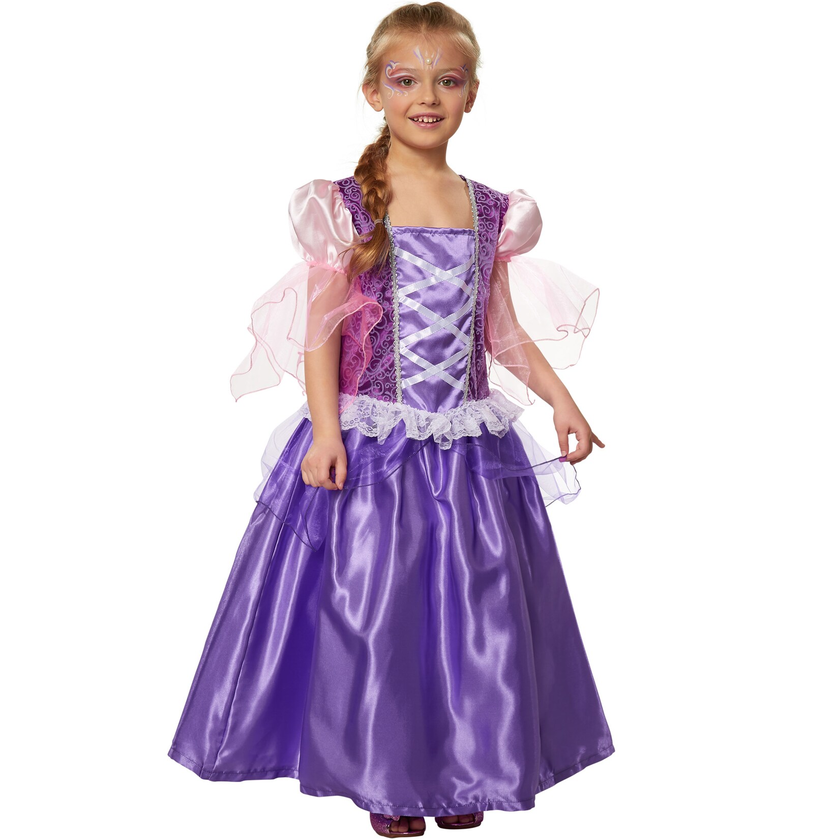 tectake® Mädchenkostüm Prinzessin Lavendela | 04061173004659