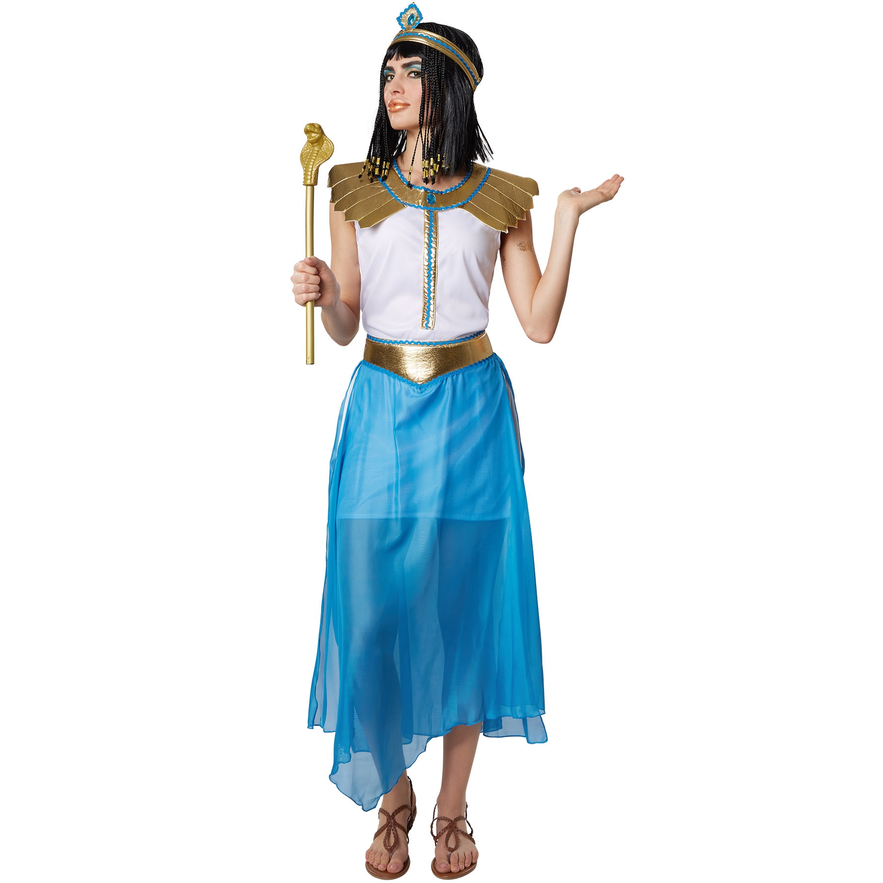 tectake&reg; Frauenkost&uuml;m Bet&ouml;rende Pharaonin Hatschepsut - Bild 1