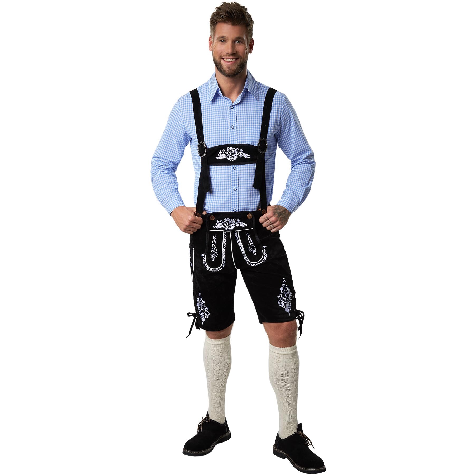 tectake&reg; Lederhose Frankenwald - Bild 1