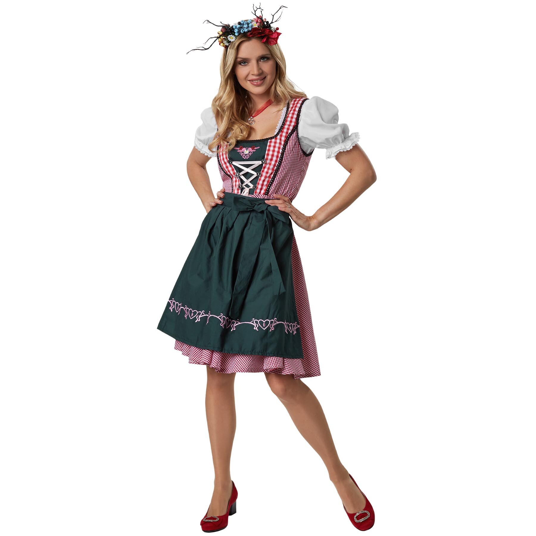 tectake&reg; Frauenkost&uuml;m Mini-Dirndl Berchtesgaden Modell 1 - Bild 1