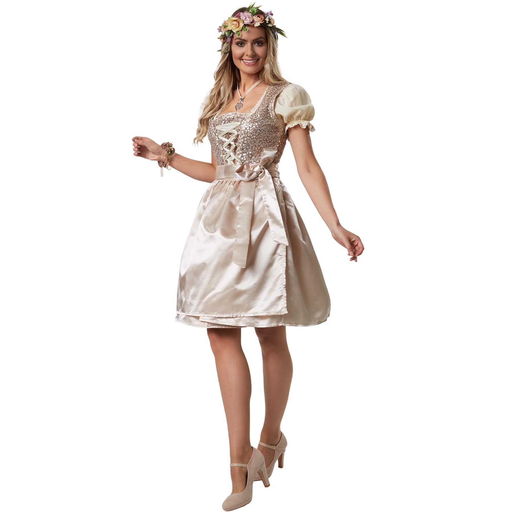 tectake&reg; Frauenkost&uuml;m Mini-Dirndl Burgau Modell 1 - Bild 1