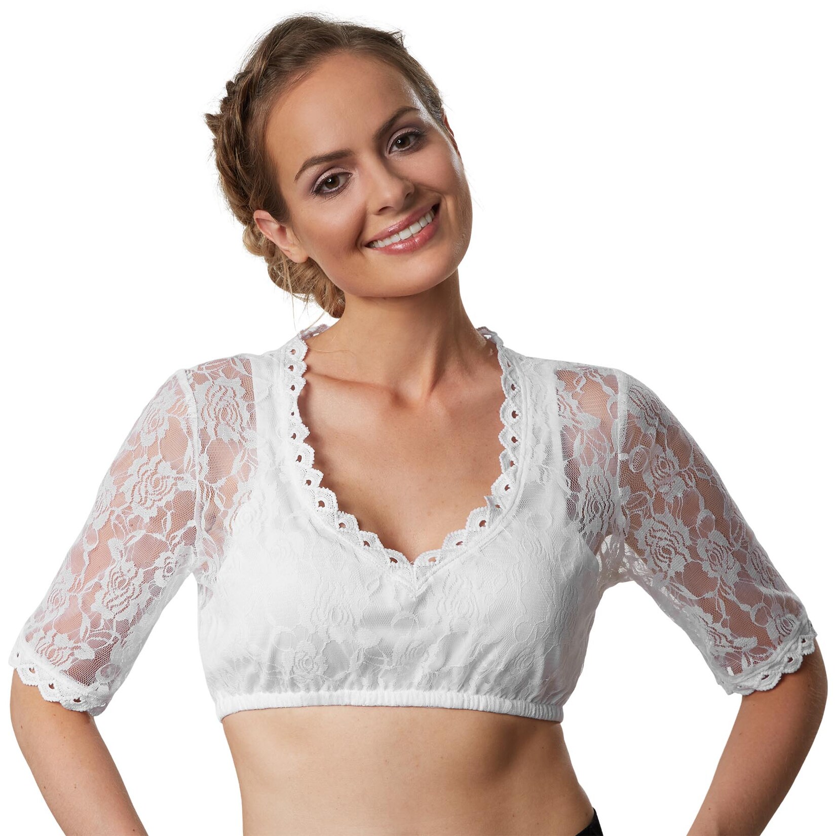 tectake® Dirndlbluse Heidi | 04061173042651
