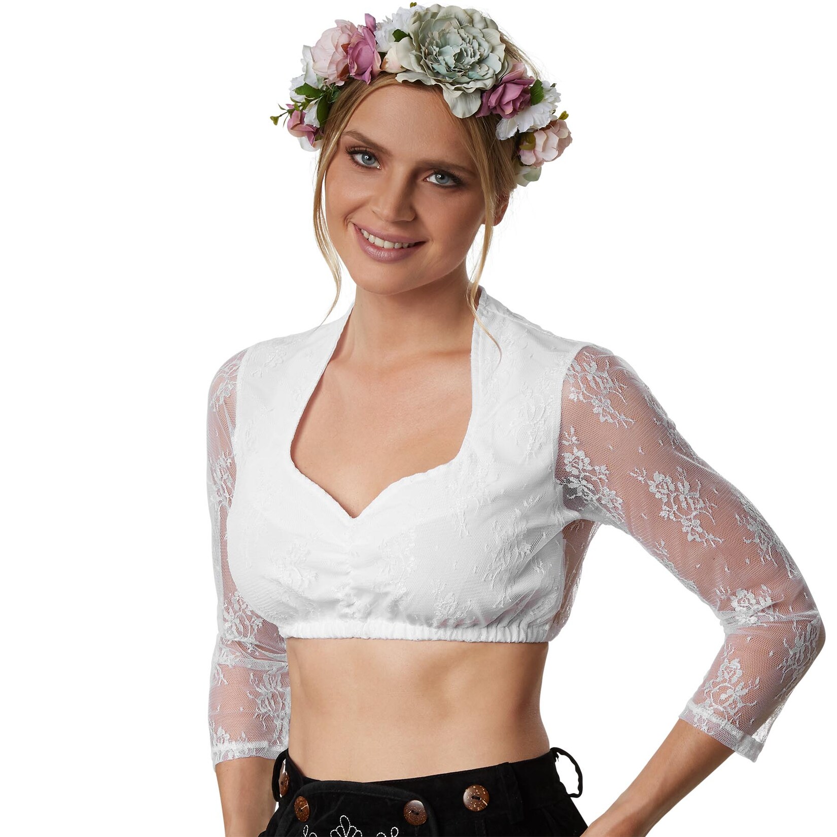 tectake® Dirndlbluse Gretl | 04061173042897