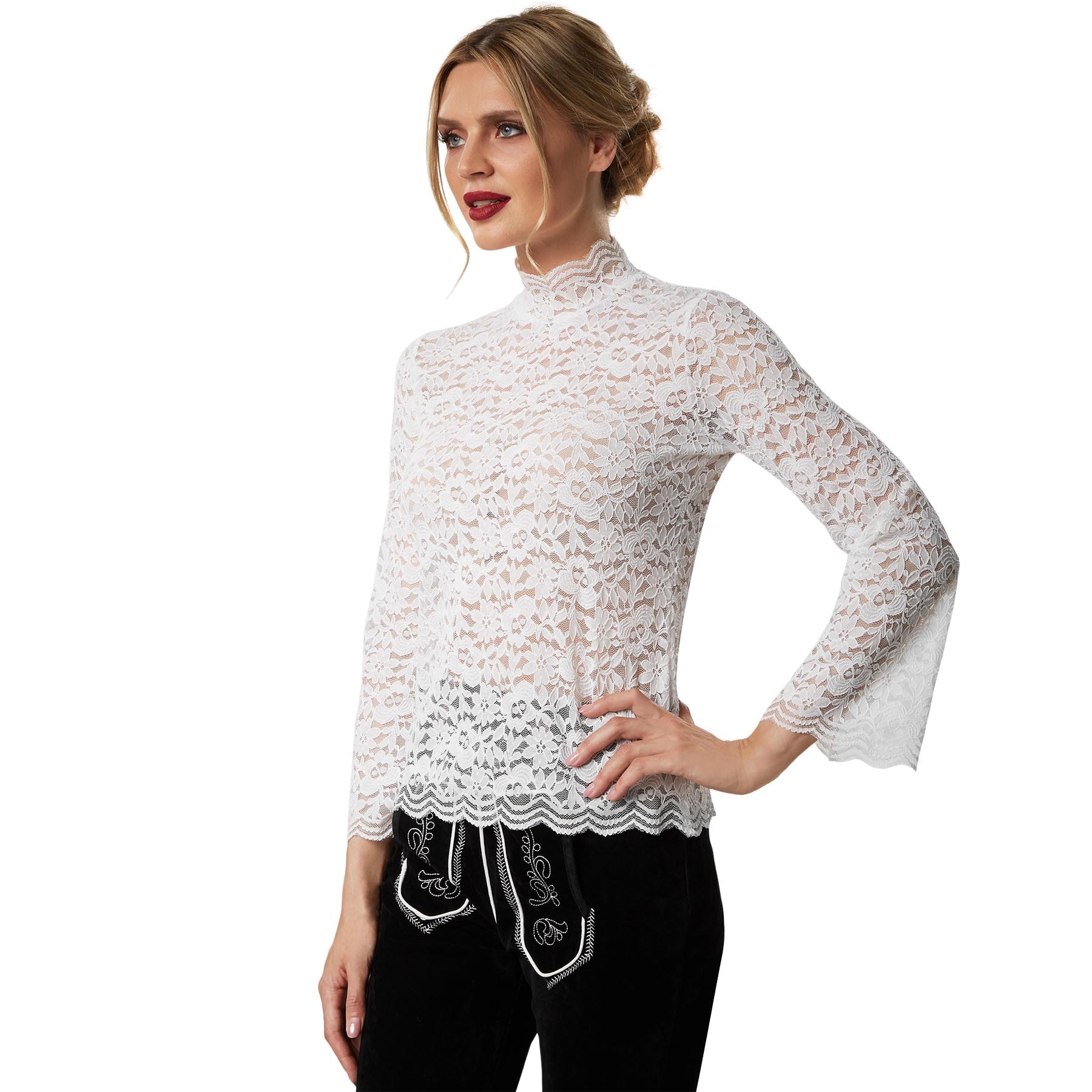 tectake&reg; Bluse Hannerl - Bild 1