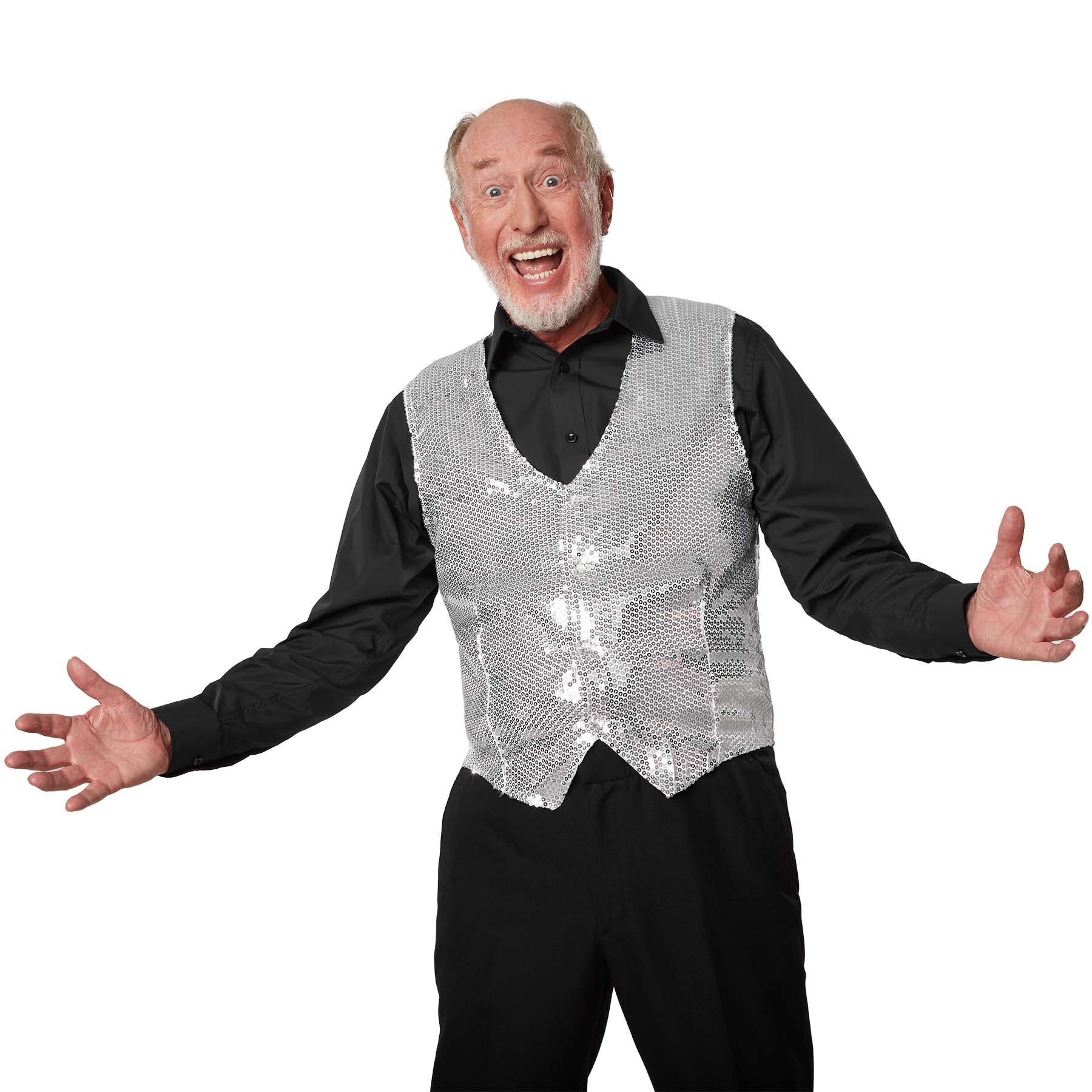 tectake&reg; Pailletten-Weste Herren - Bild 1