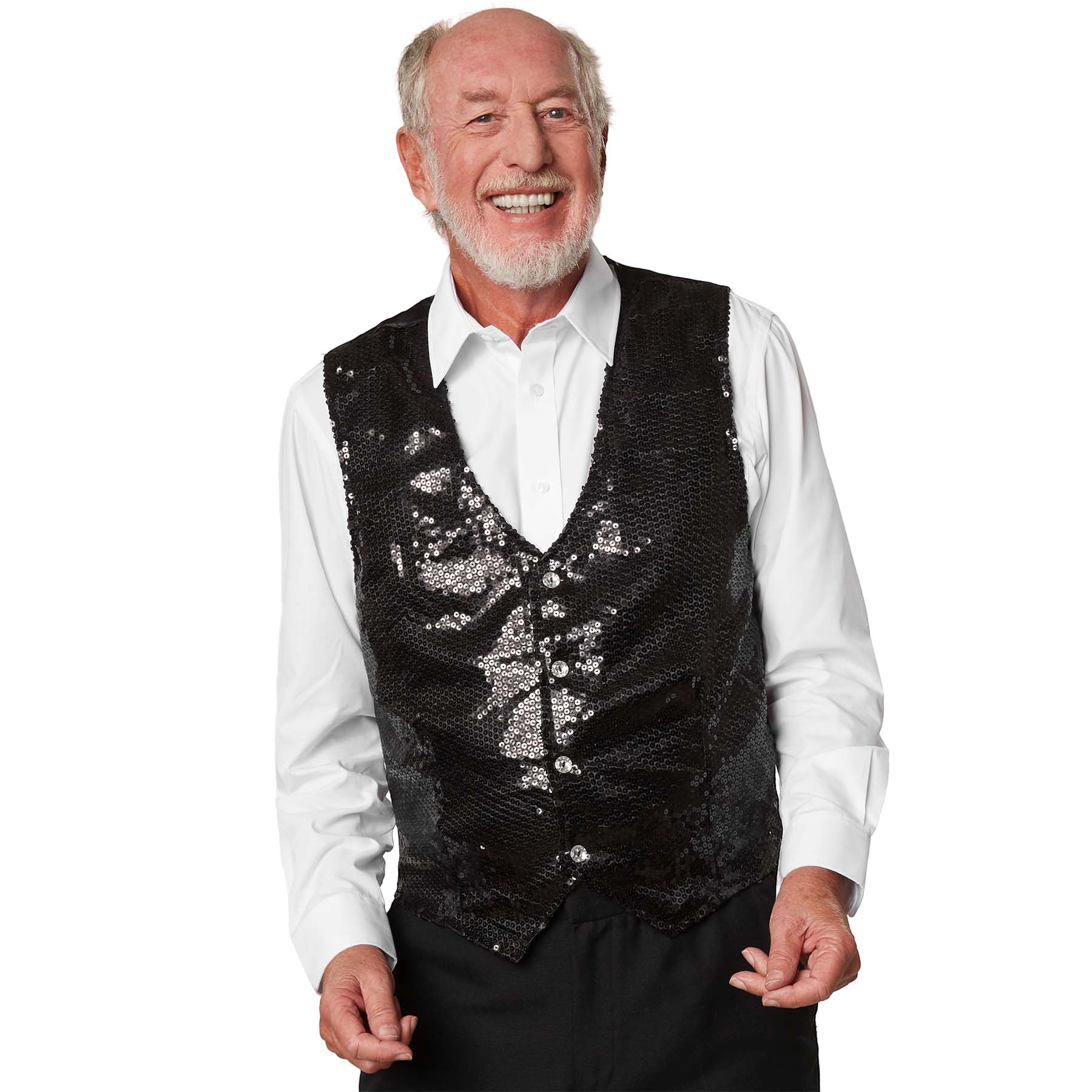 tectake&reg; Pailletten-Weste Herren - Bild 1