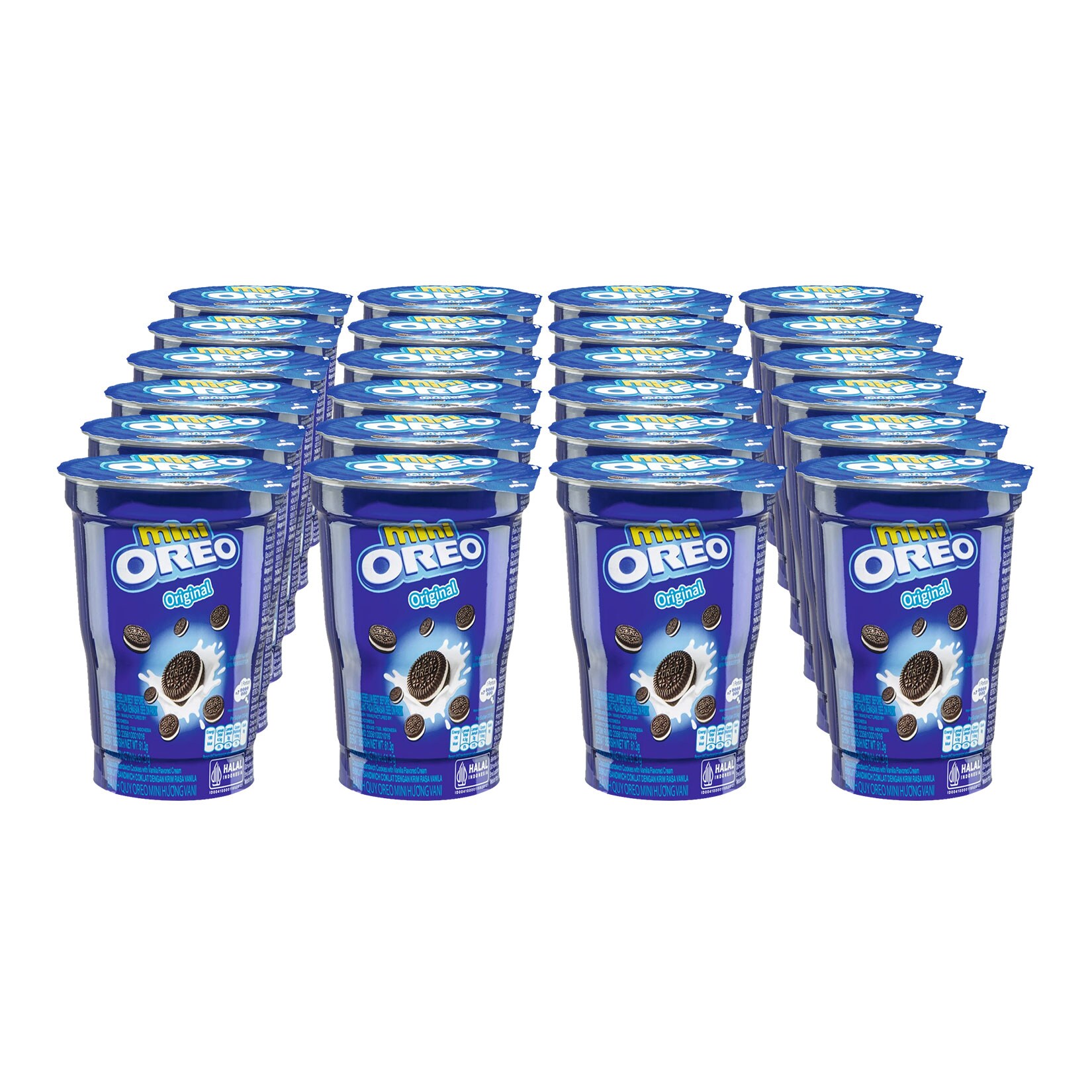 Oreo Mini Vanilla 61,3 g, 24er Pack - Bild 1