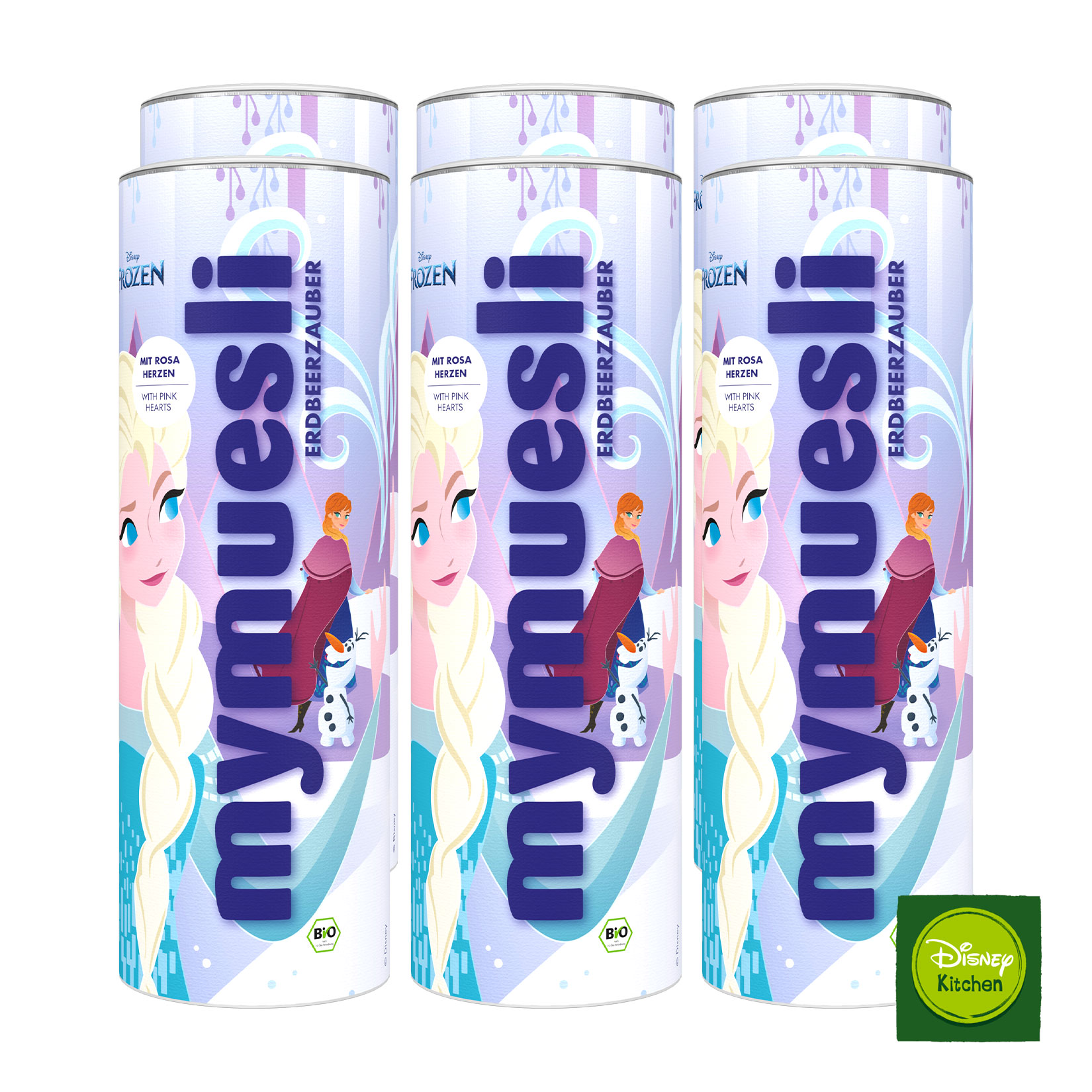 Bio Mymuesli Erdbeerzauber Frozen 575 g, 6er Pack - Bild 1