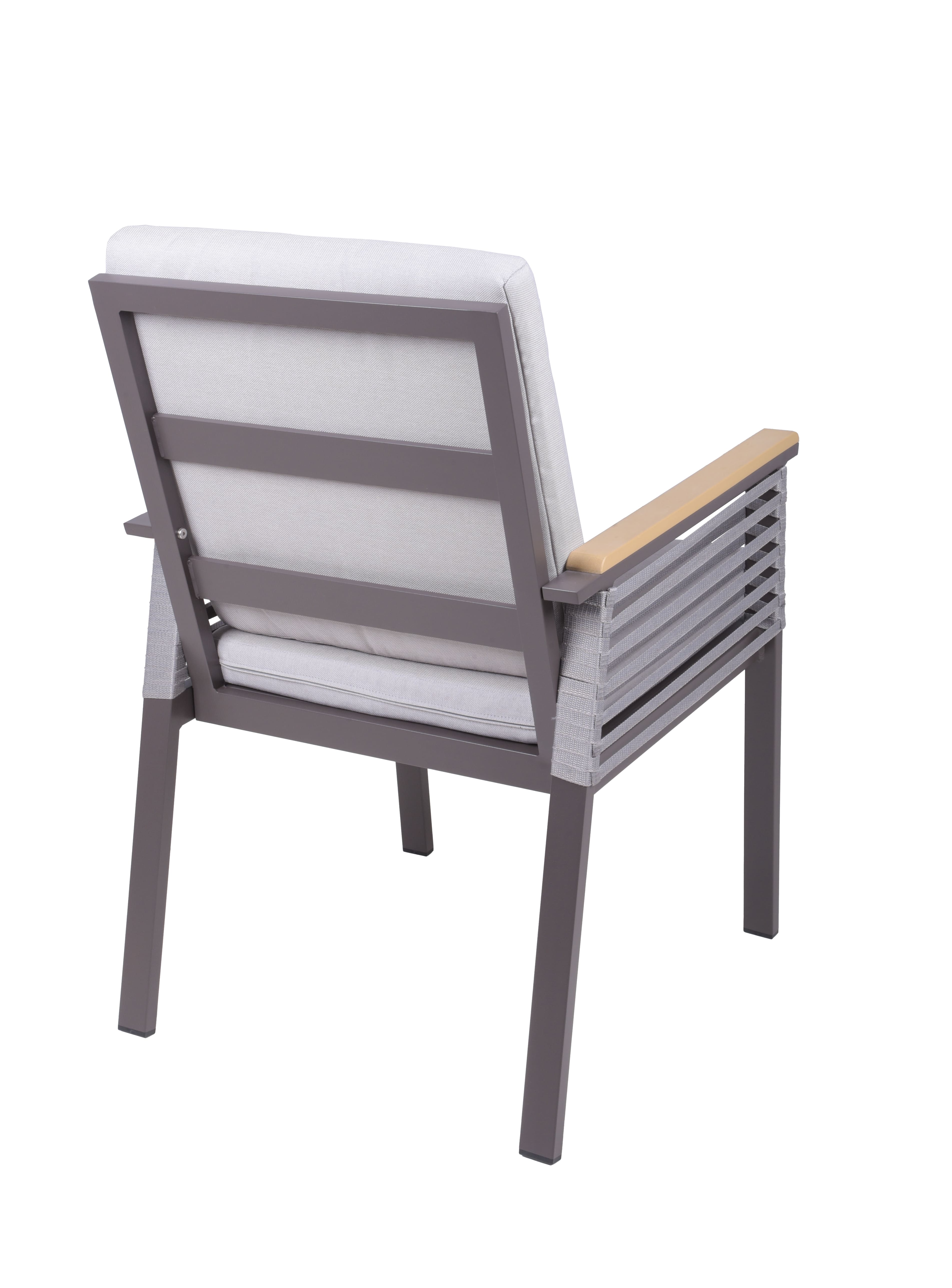 Stuhl DENIA, braun-beige, 2er Set - Bild 1