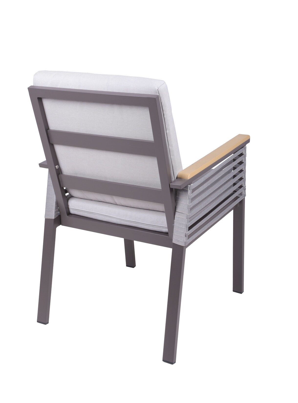 Stuhl DENIA, braun-beige, 2er Set | 04041908139139