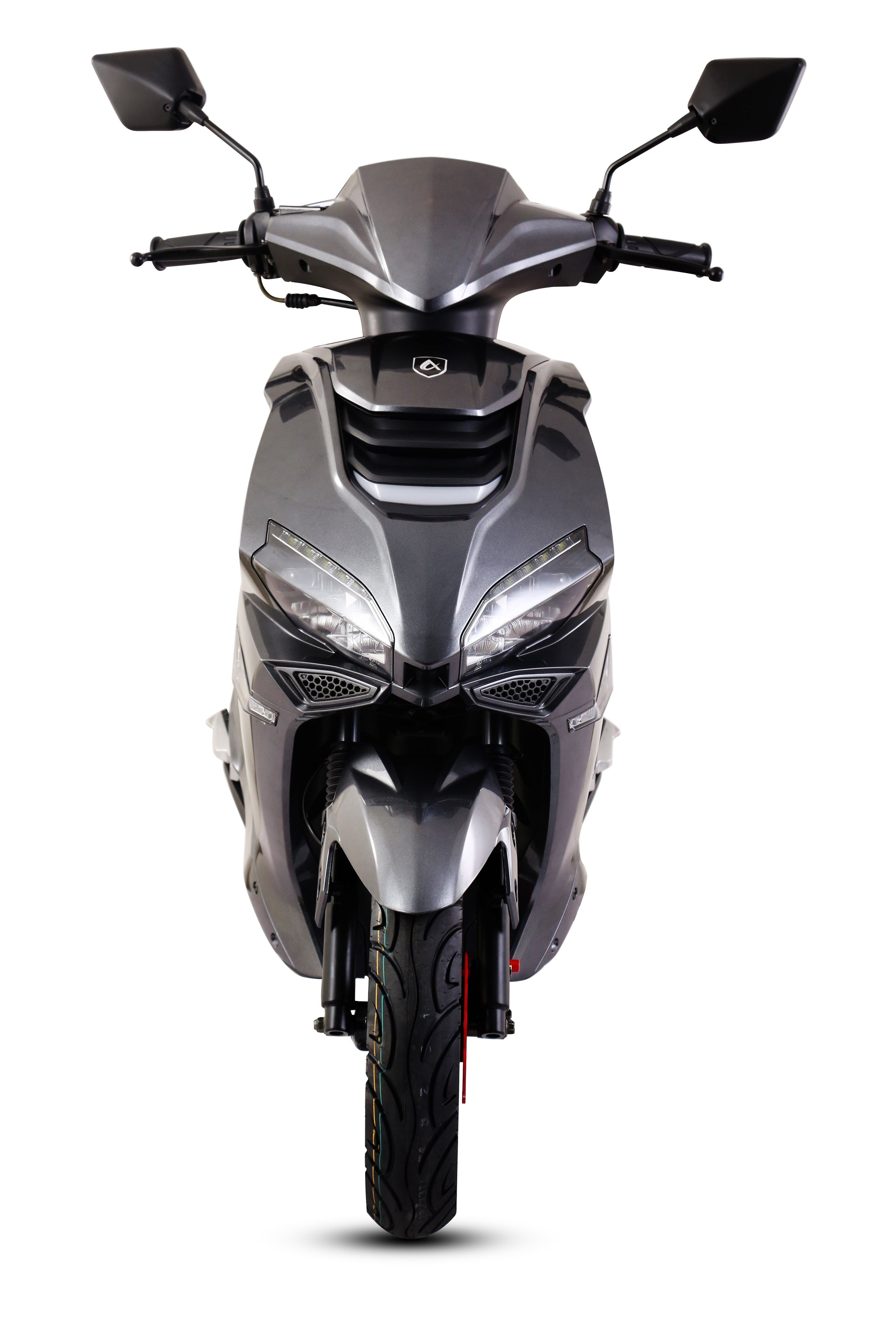 Alpha Motors Motorroller Powermax 50 ccm 45 kmh EURO 5 dunkelgrau - Bild 1