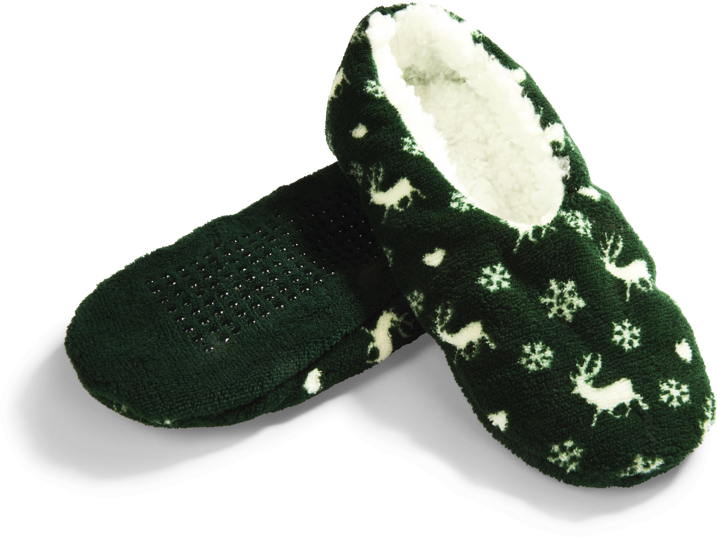 Damen Weihnachts-Hausballerina - gr&uuml;n Gr. 39/42 - Bild 1