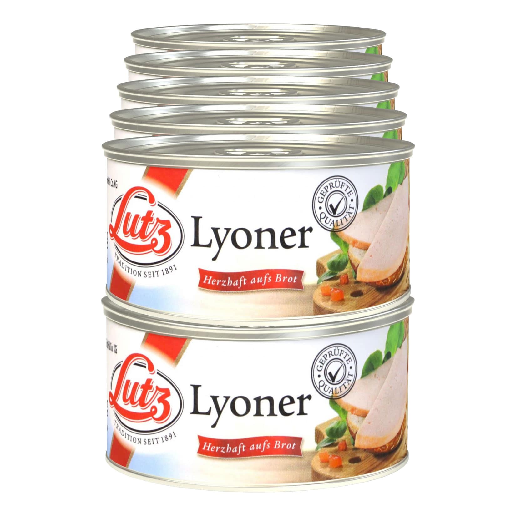 Lutz Lyoner 125 g, 10er Pack - Bild 1
