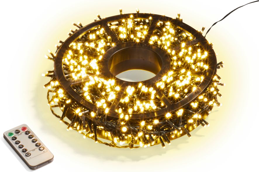 Dekor LED Lichterkette, 1000 LEDs - warmwei&szlig; - Bild 1