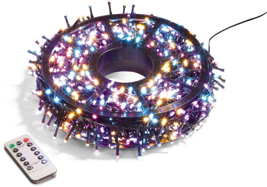 Dekor LED Lichterkette, 1000 LEDs – pastell | 04311536043260