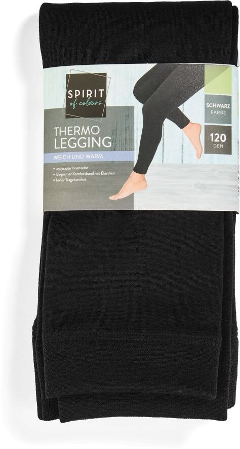 Spirit of Colours Thermoleggings schwarz, Gr. S-M - Bild 1