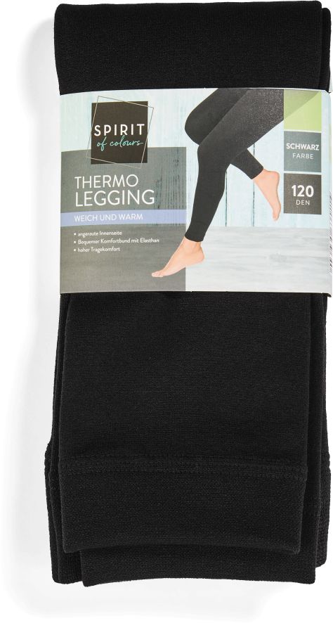 Spirit of Colours Thermoleggings schwarz, Gr. XXL - Bild 1