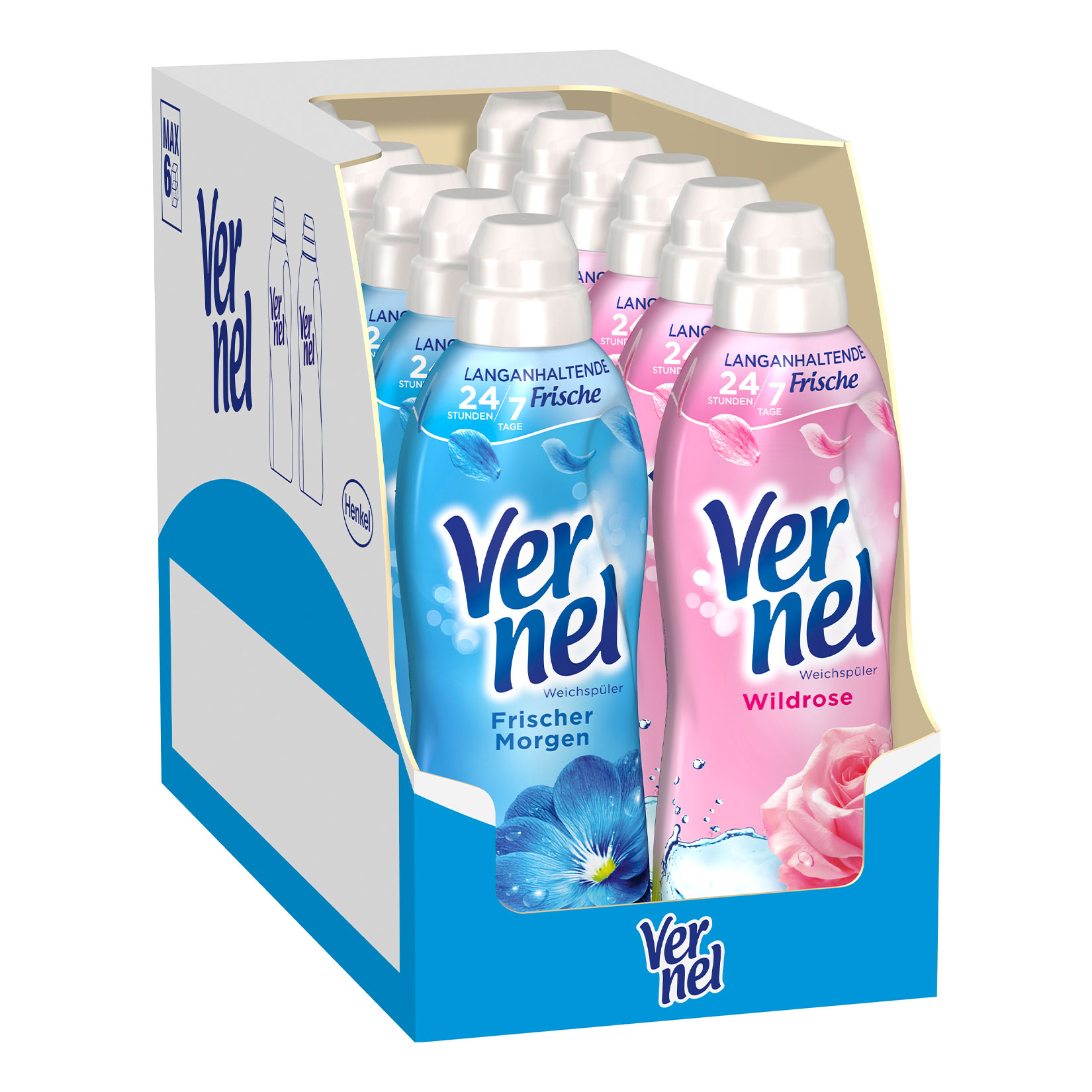 Vernel Weichsp&uuml;ler 858 ml, verschiedene Sorten, 12er Pack - Bild 1
