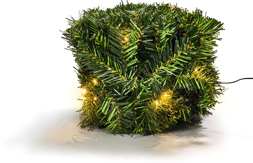 Dekor LED Tannengirlande - warmwei&szlig; - Bild 1