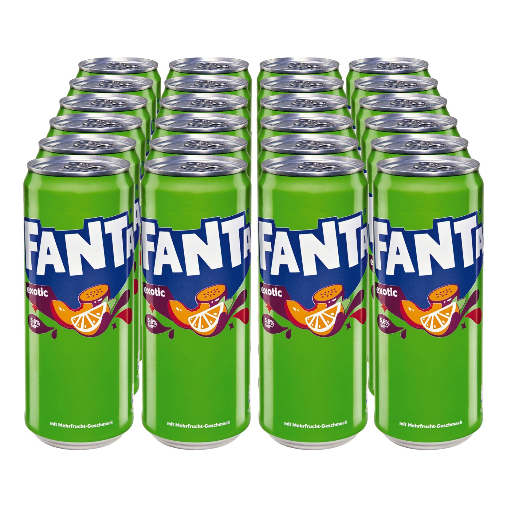 Fanta Exotic 0,5 Liter Dose, 24er Pack - Bild 1